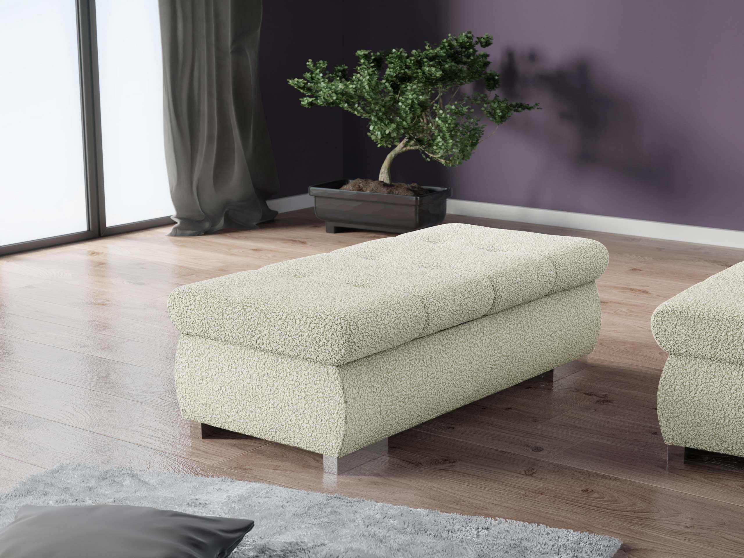 Upholstered bench Comfivo Nitor I (Manza 04)