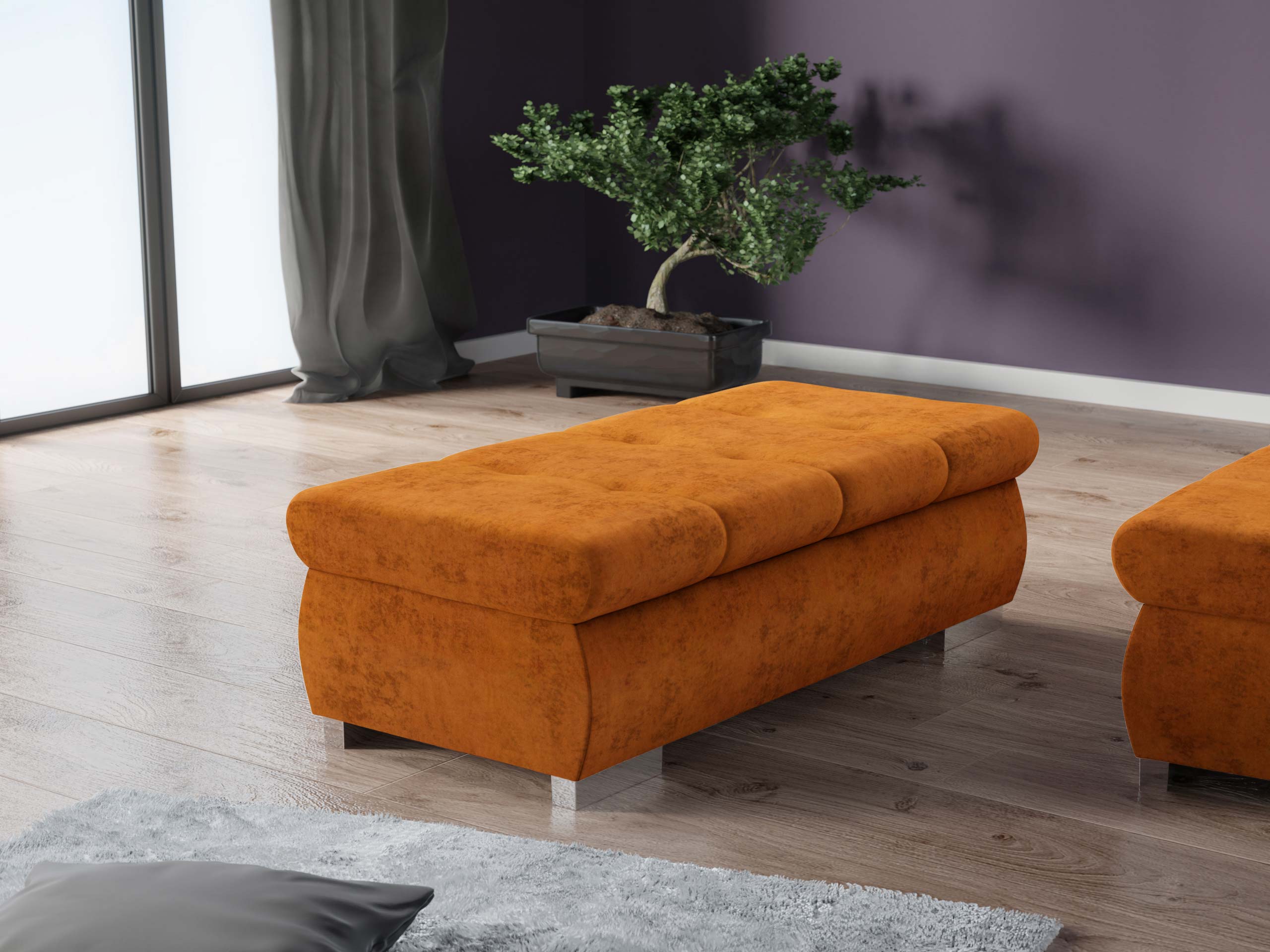 Upholstered bench Comfivo Nitor I (Piano 21)