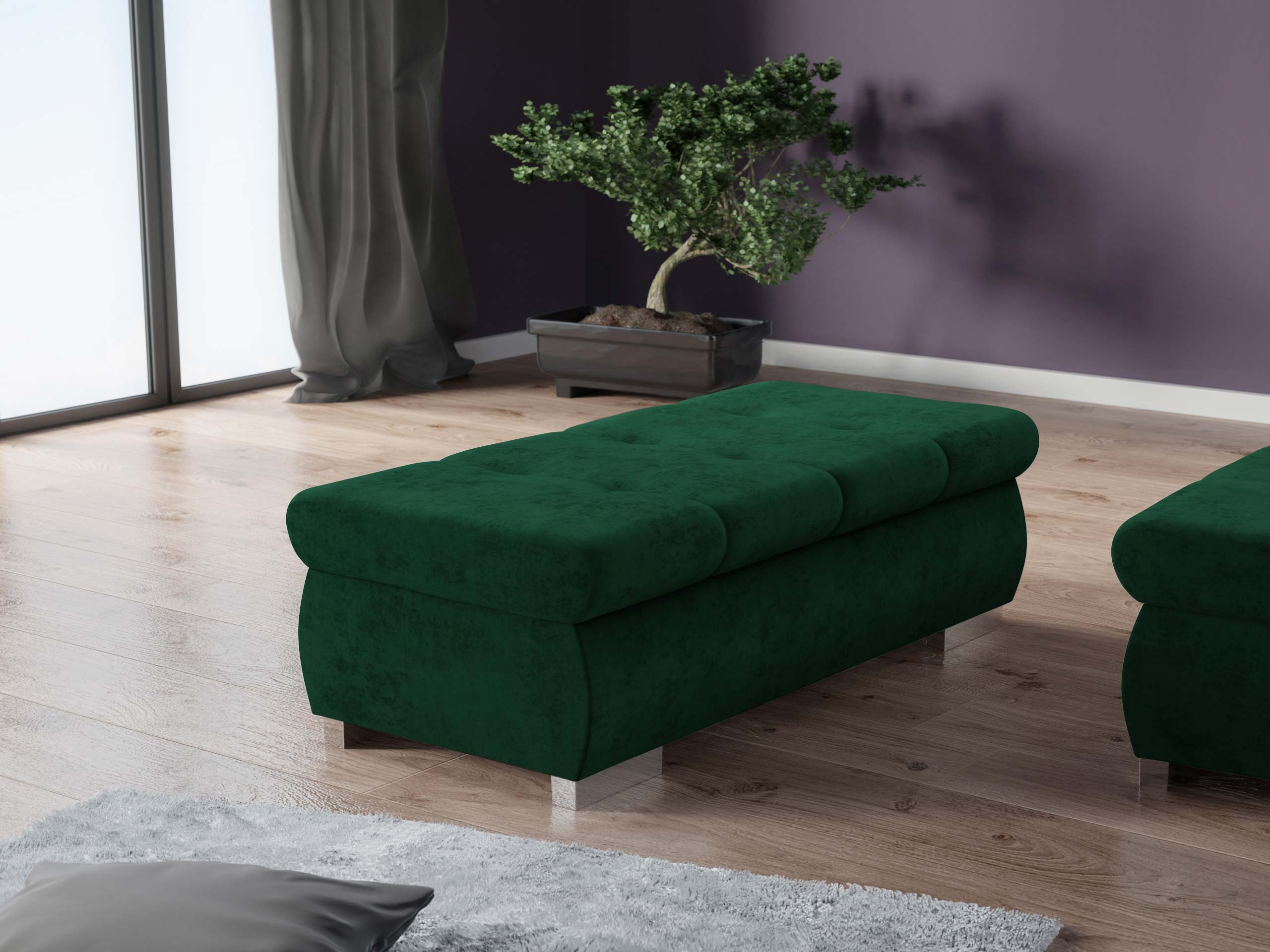 Upholstered bench Comfivo Nitor I (Piano 26)