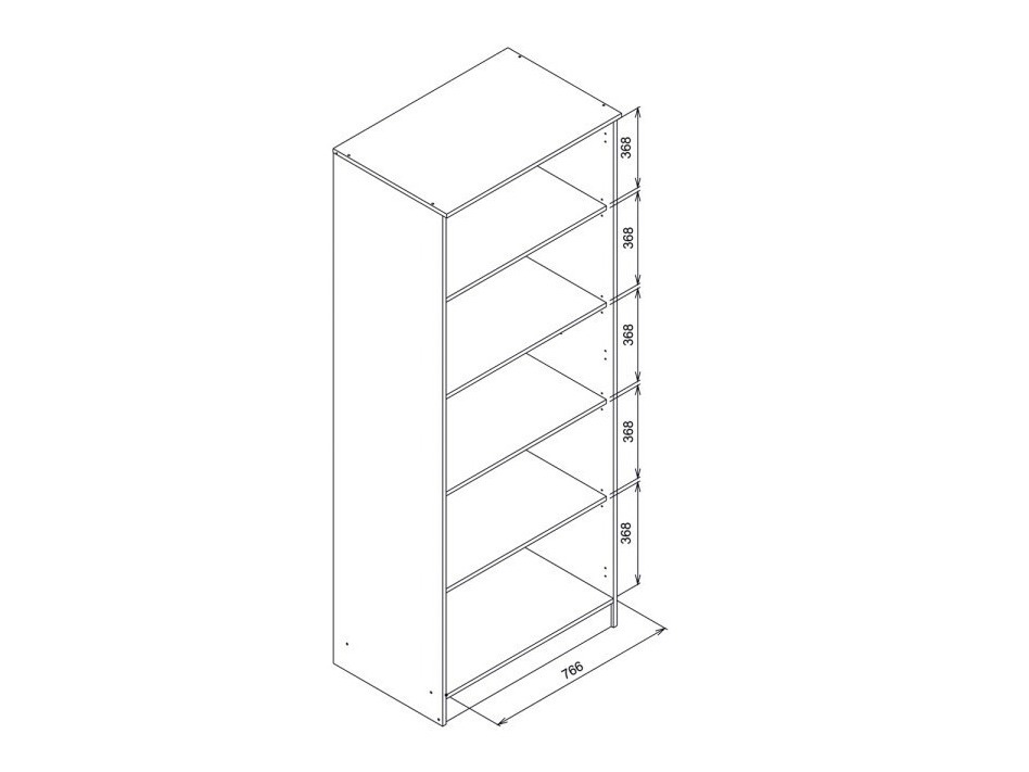 Wardrobe Orlando 221 (Light oak)