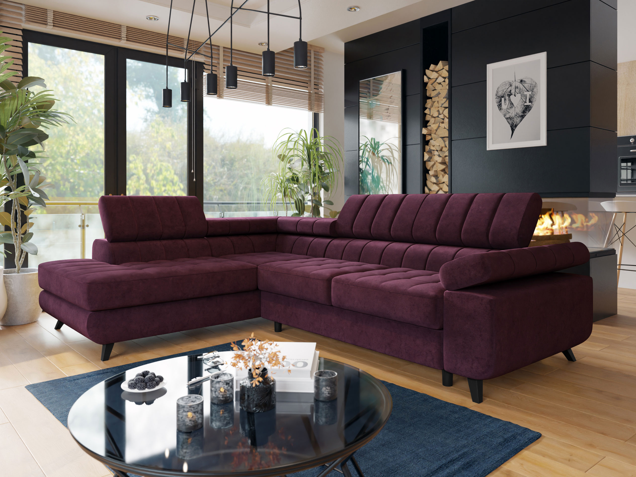Corner sofa Comfivo 207 (Zoya 04)