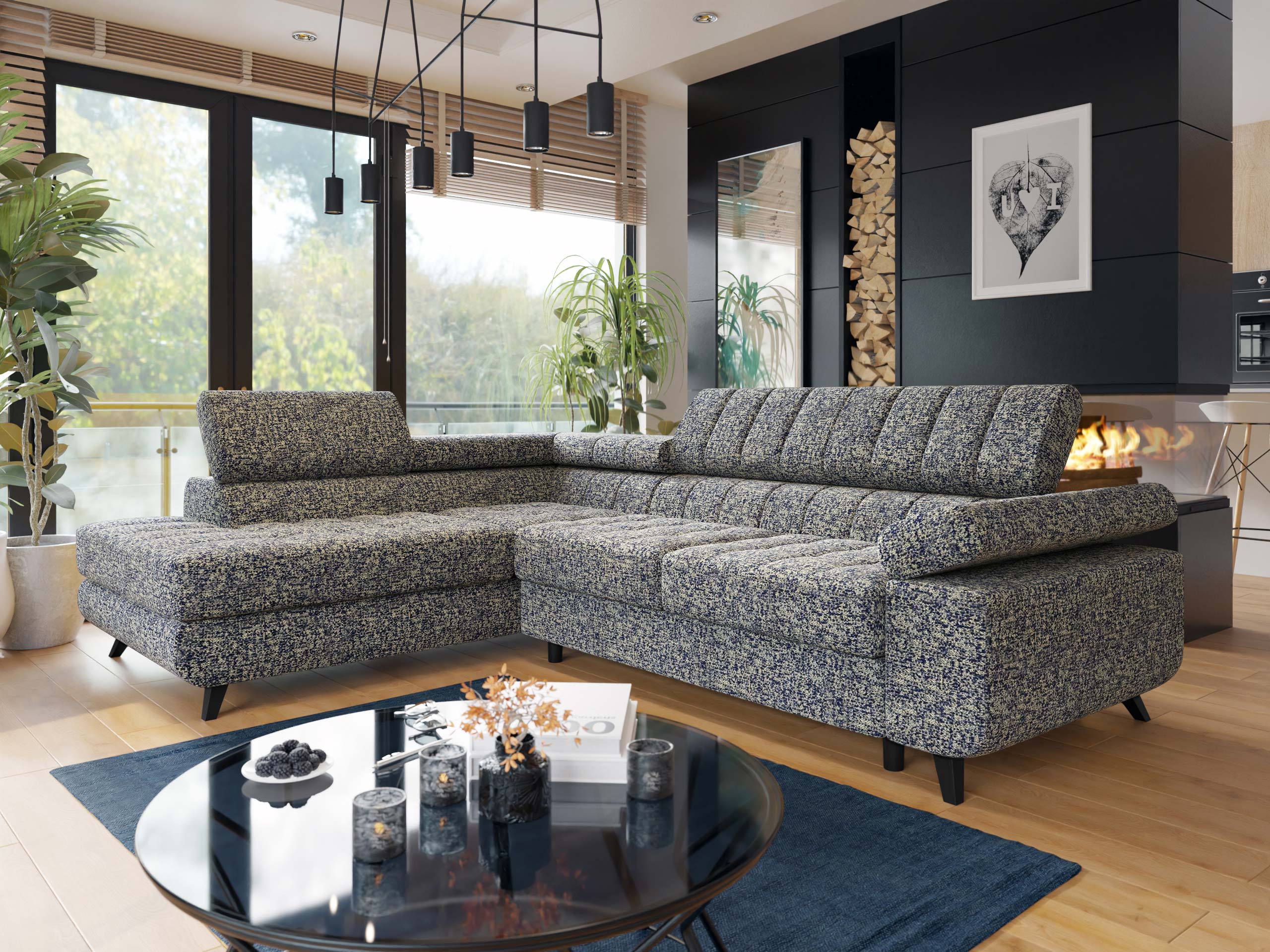 Corner sofa Comfivo Agnus (Corbett 78)
