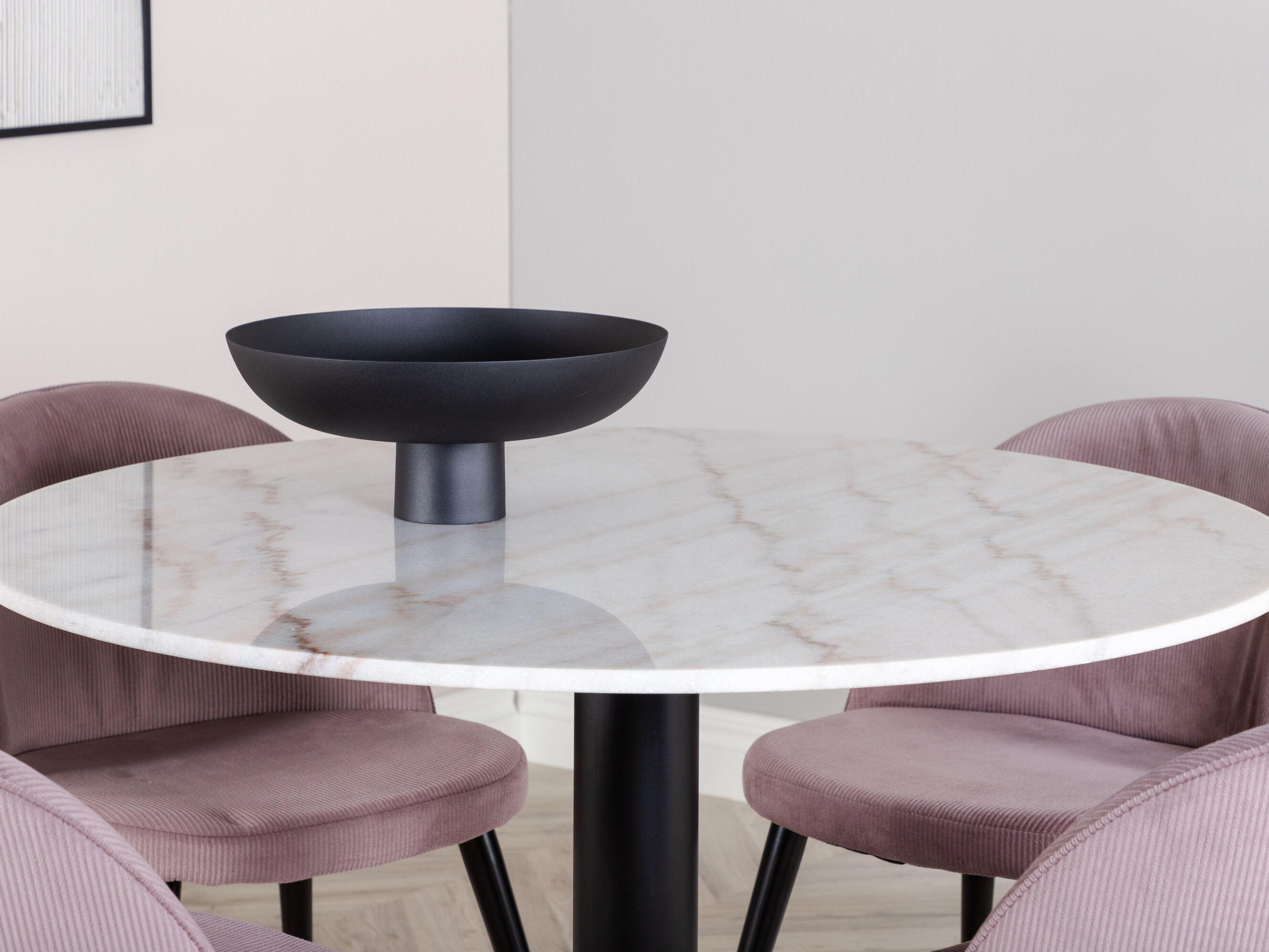 Dining set Dallas 1297 (Pink + Black)