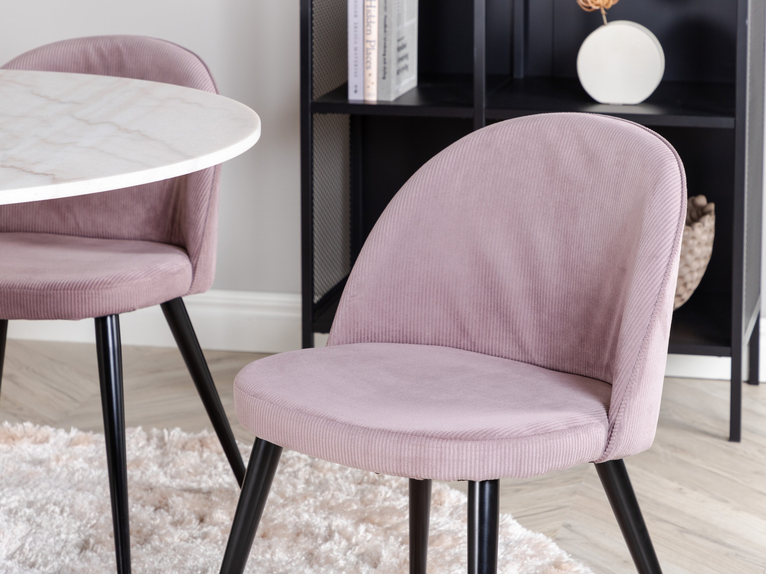 Dining set Dallas 1297 (Pink + Black)