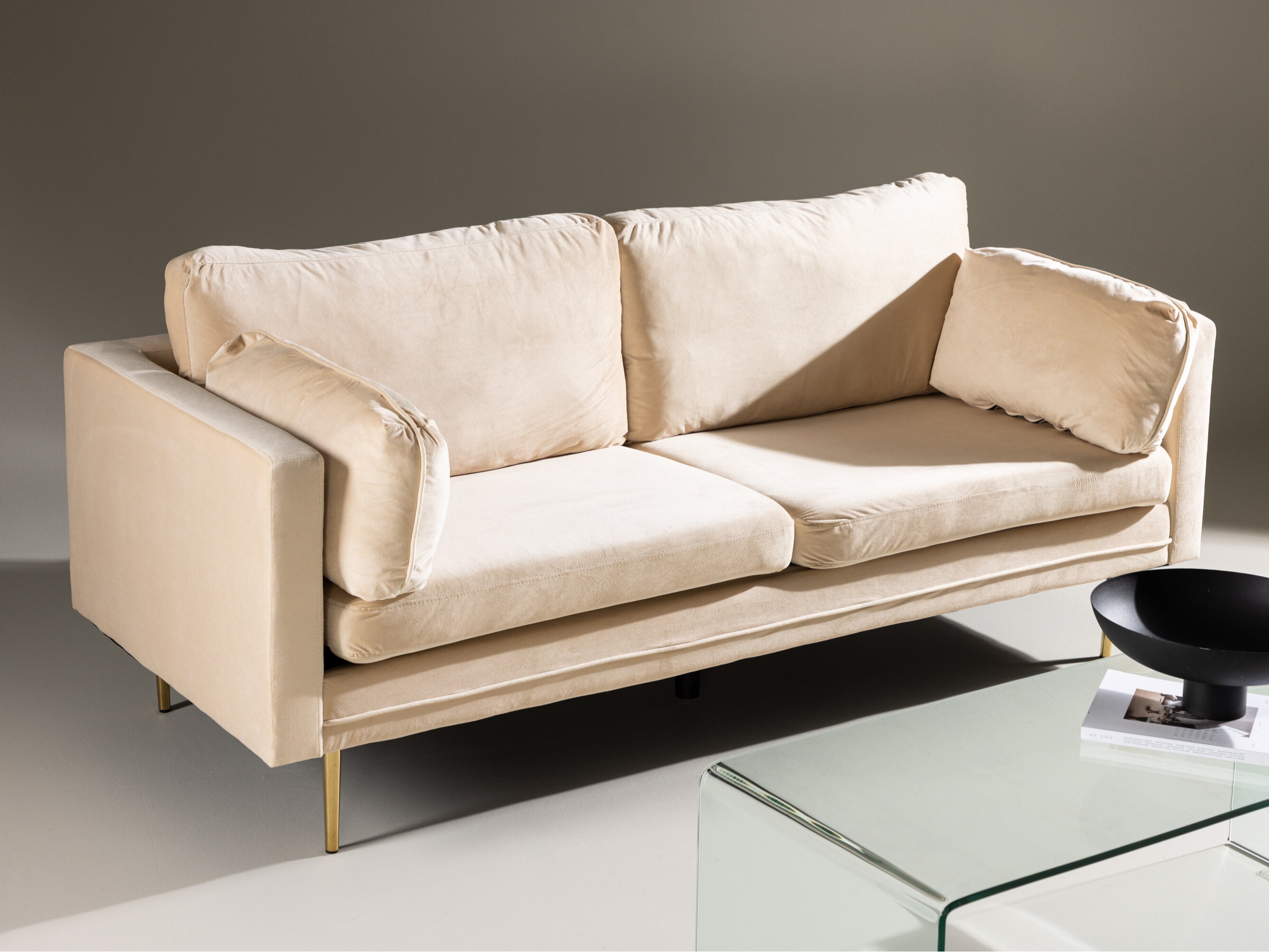 Sofa Dallas 101 (Cream + Golden)