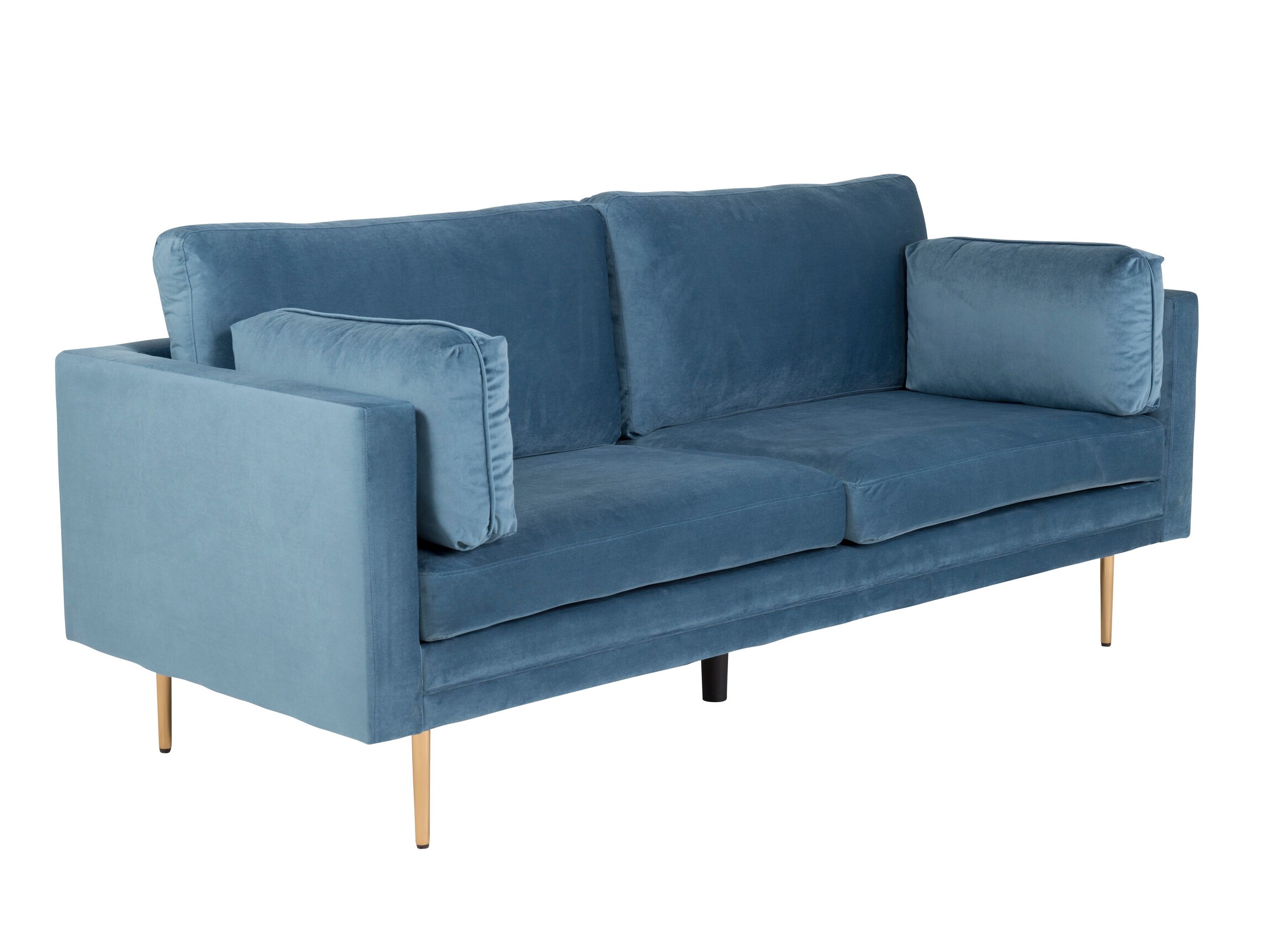 Sofa Dallas 101 (Dark blue + Golden)