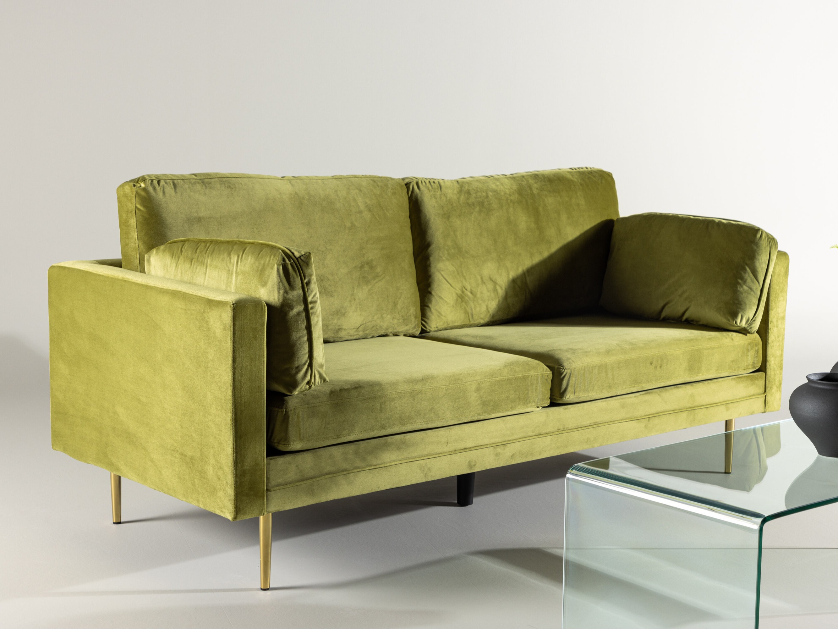 Sofa Dallas 101 (Green + Golden)