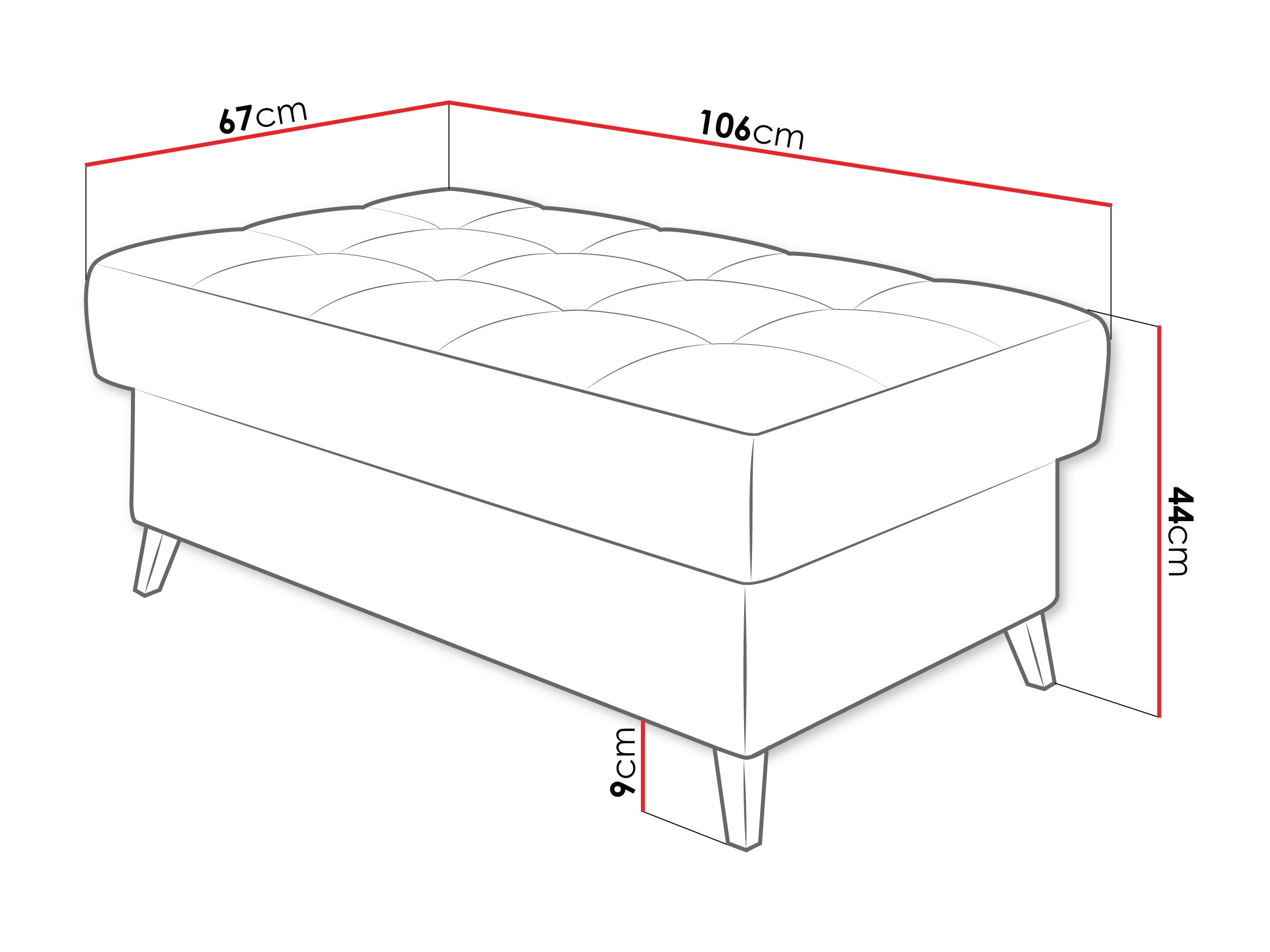 Upholstered bench Comfivo Agnus (Piano 26)