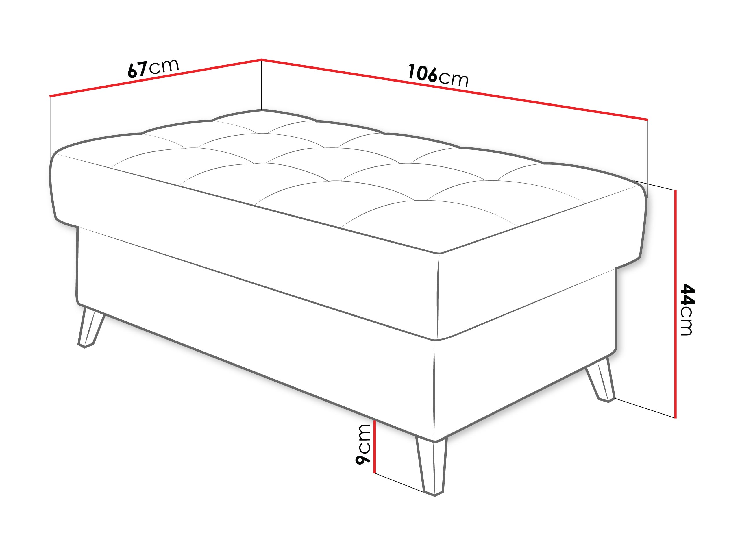 Upholstered bench Comfivo Agnus (Zoya 04)