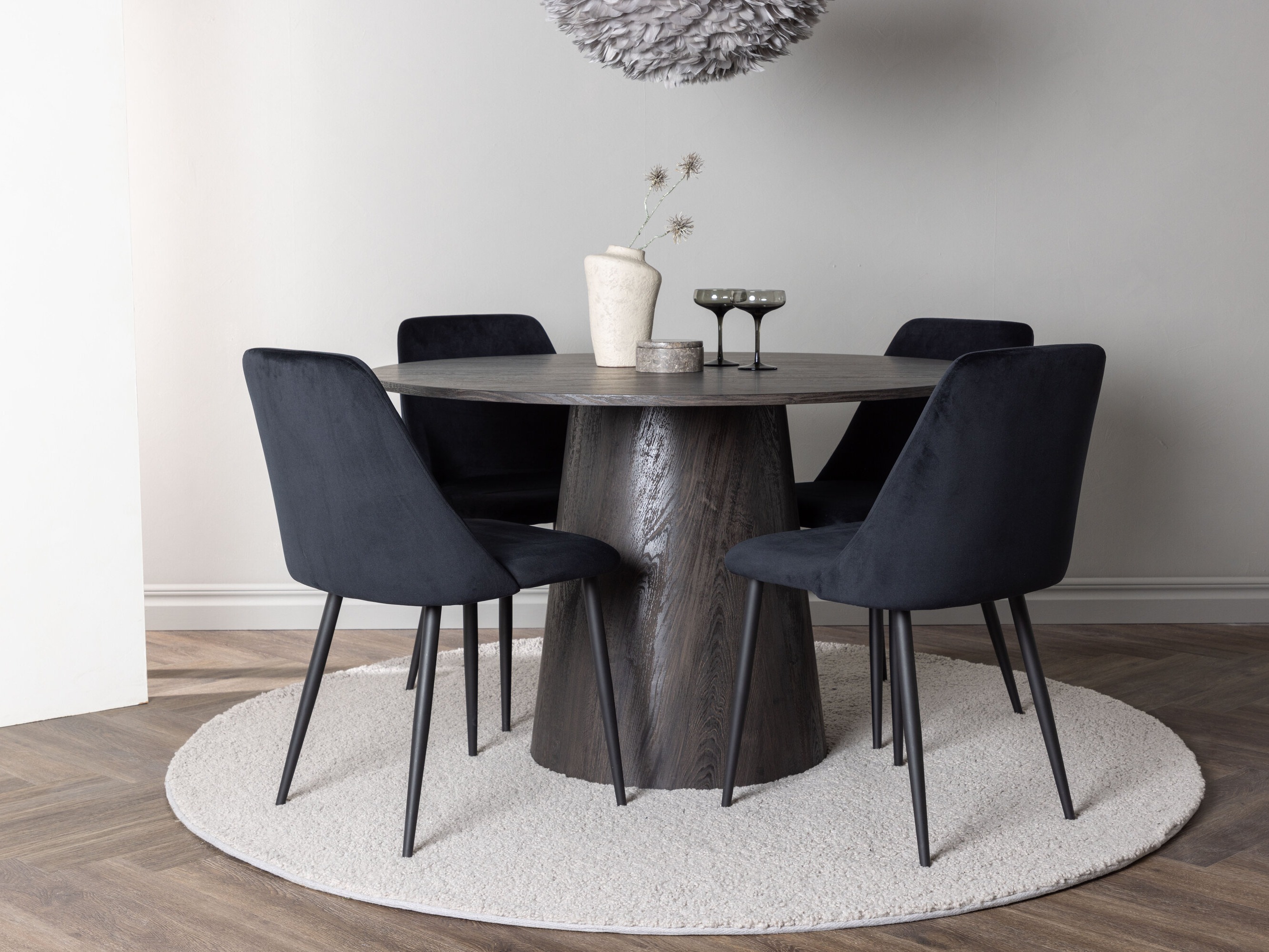 Dining set Dallas 4248 (Dark brown)