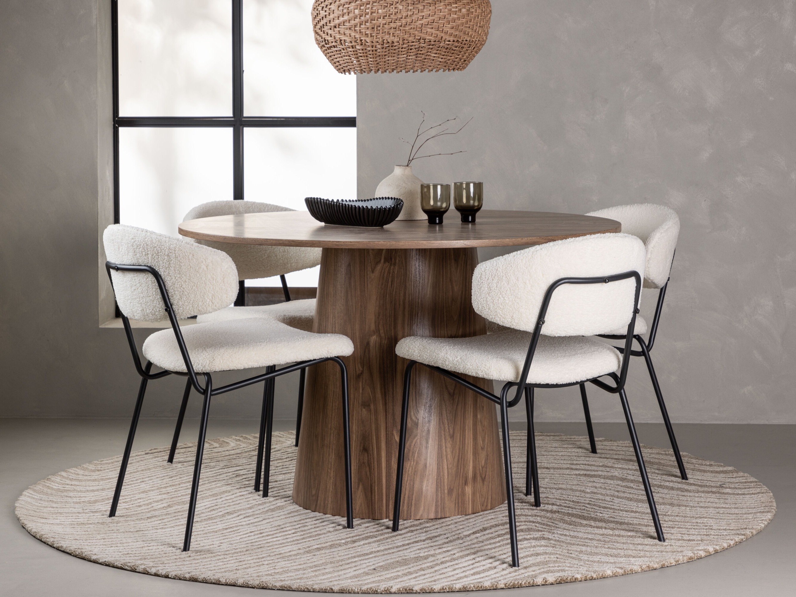 Dining set Dallas 4253 (Brown)