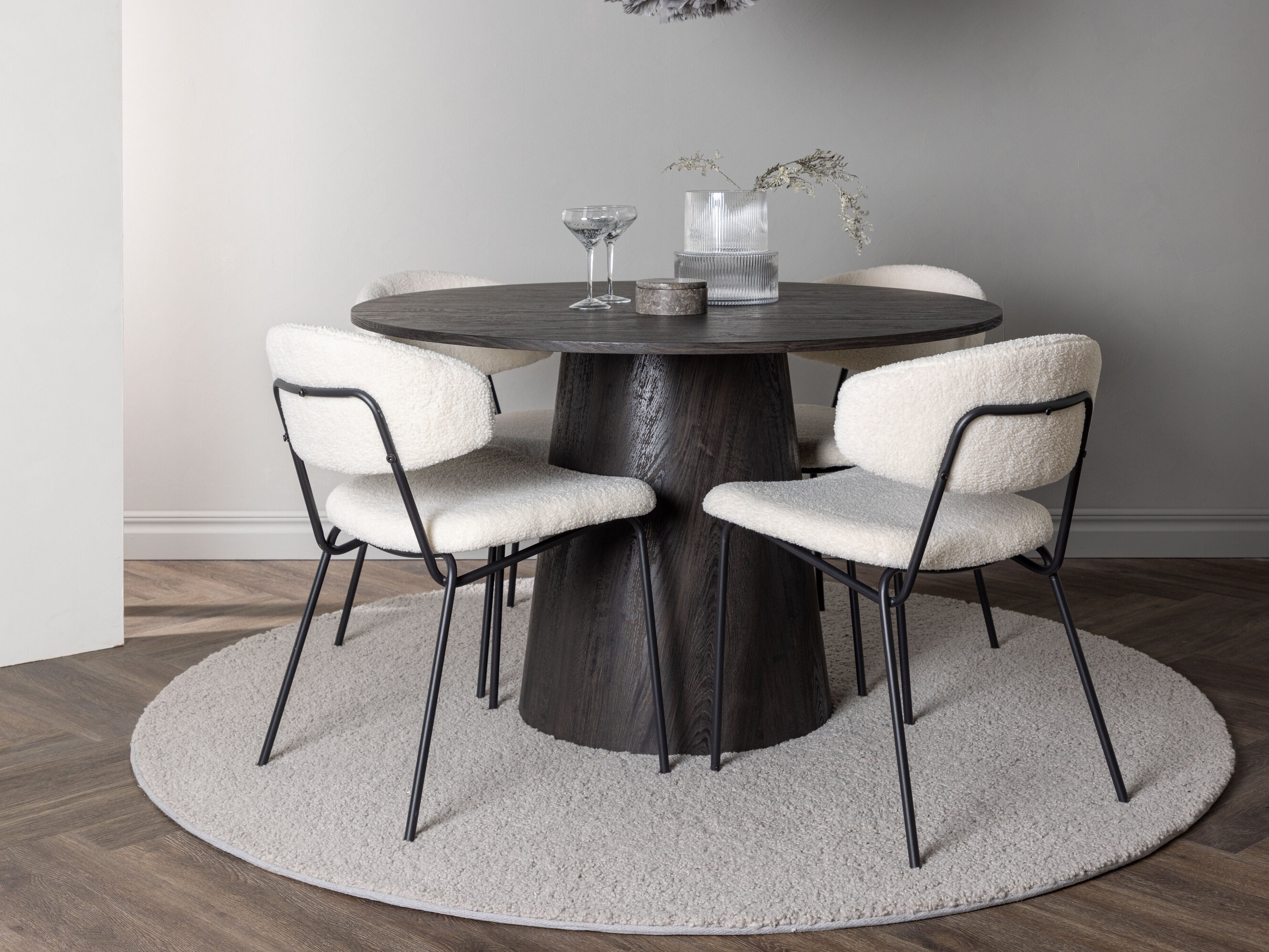 Dining set Dallas 4253 (Dark brown)