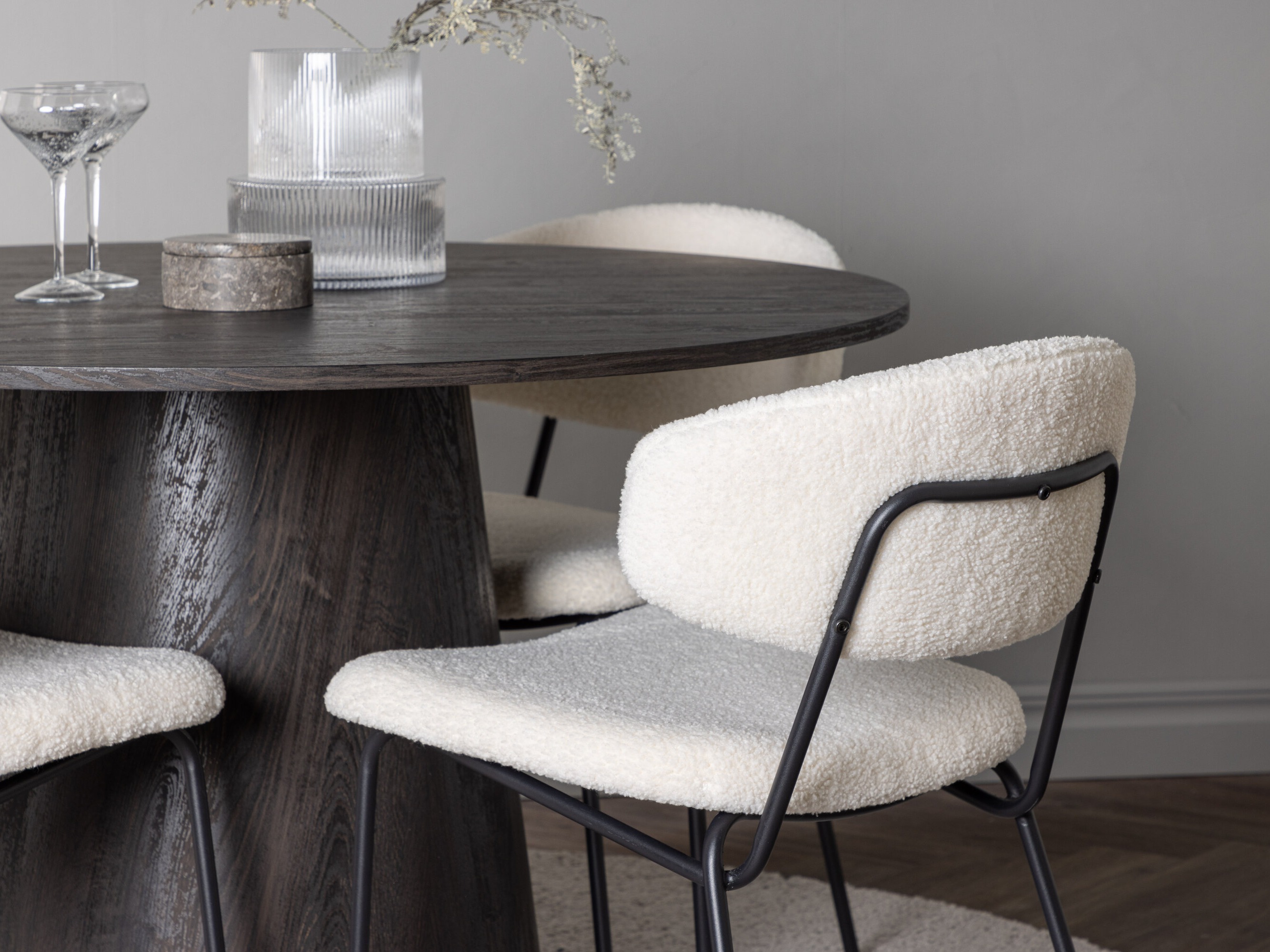 Dining set Dallas 4253 (Dark brown)