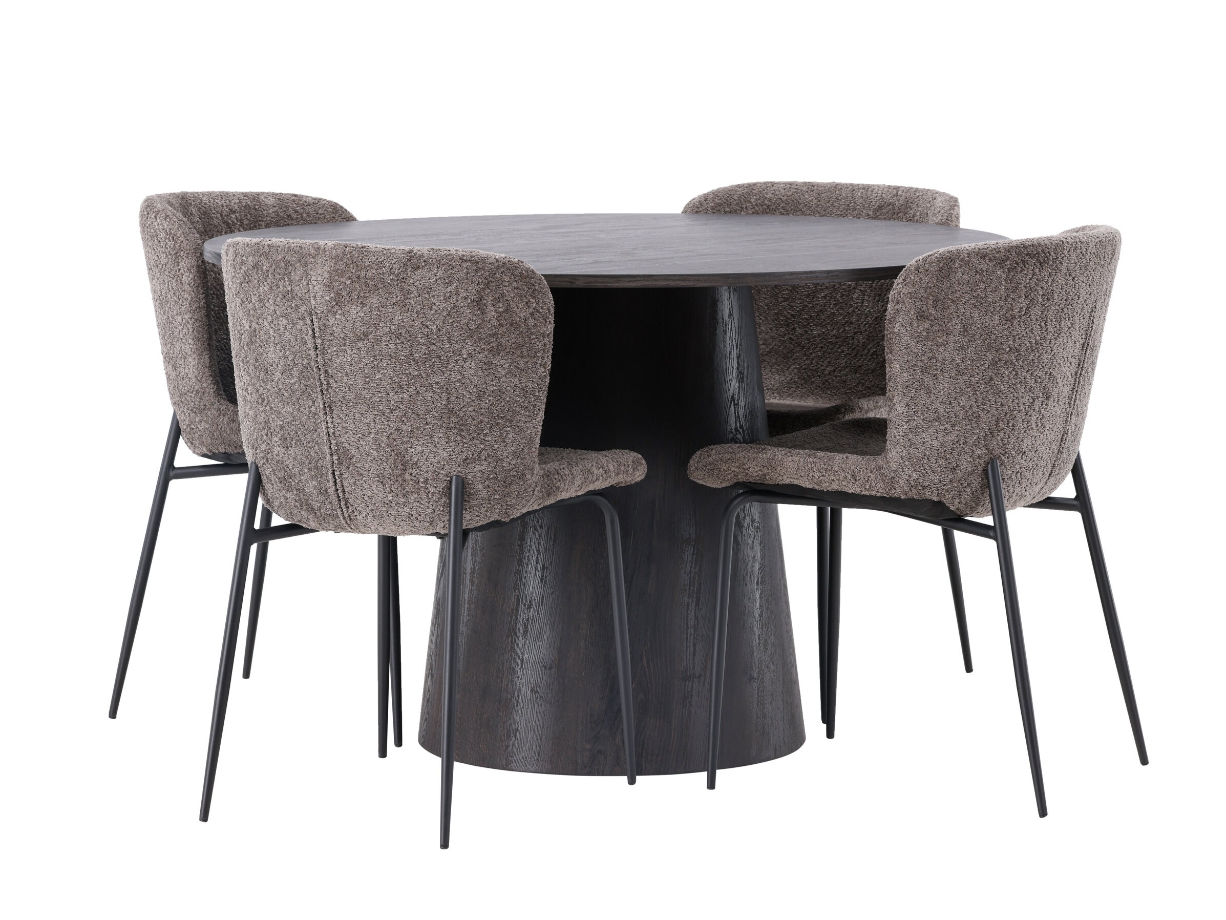 Dining set Dallas 4257 (Brown + Black)