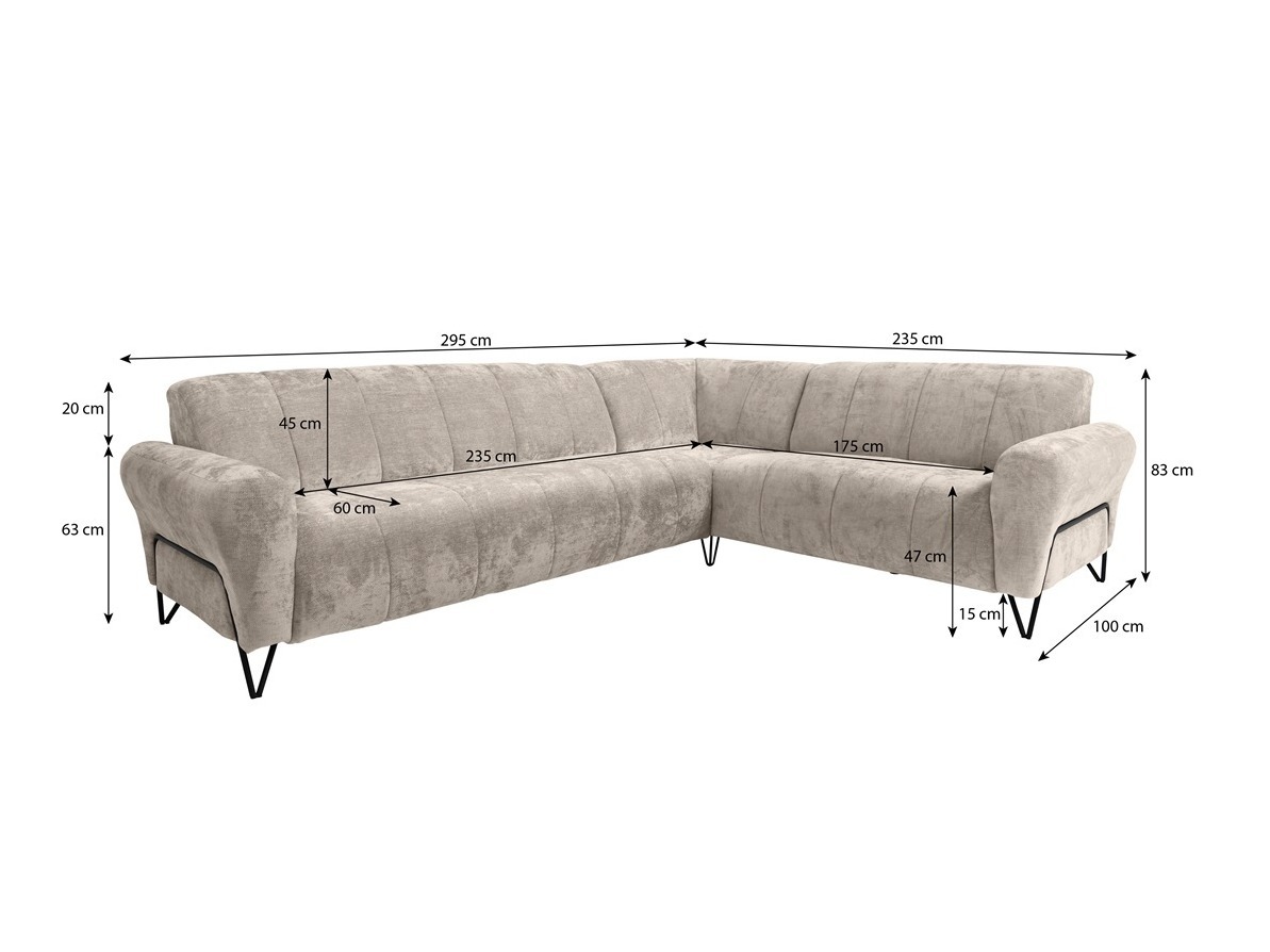 Corner sofa Avicava 100 (Vega 13)