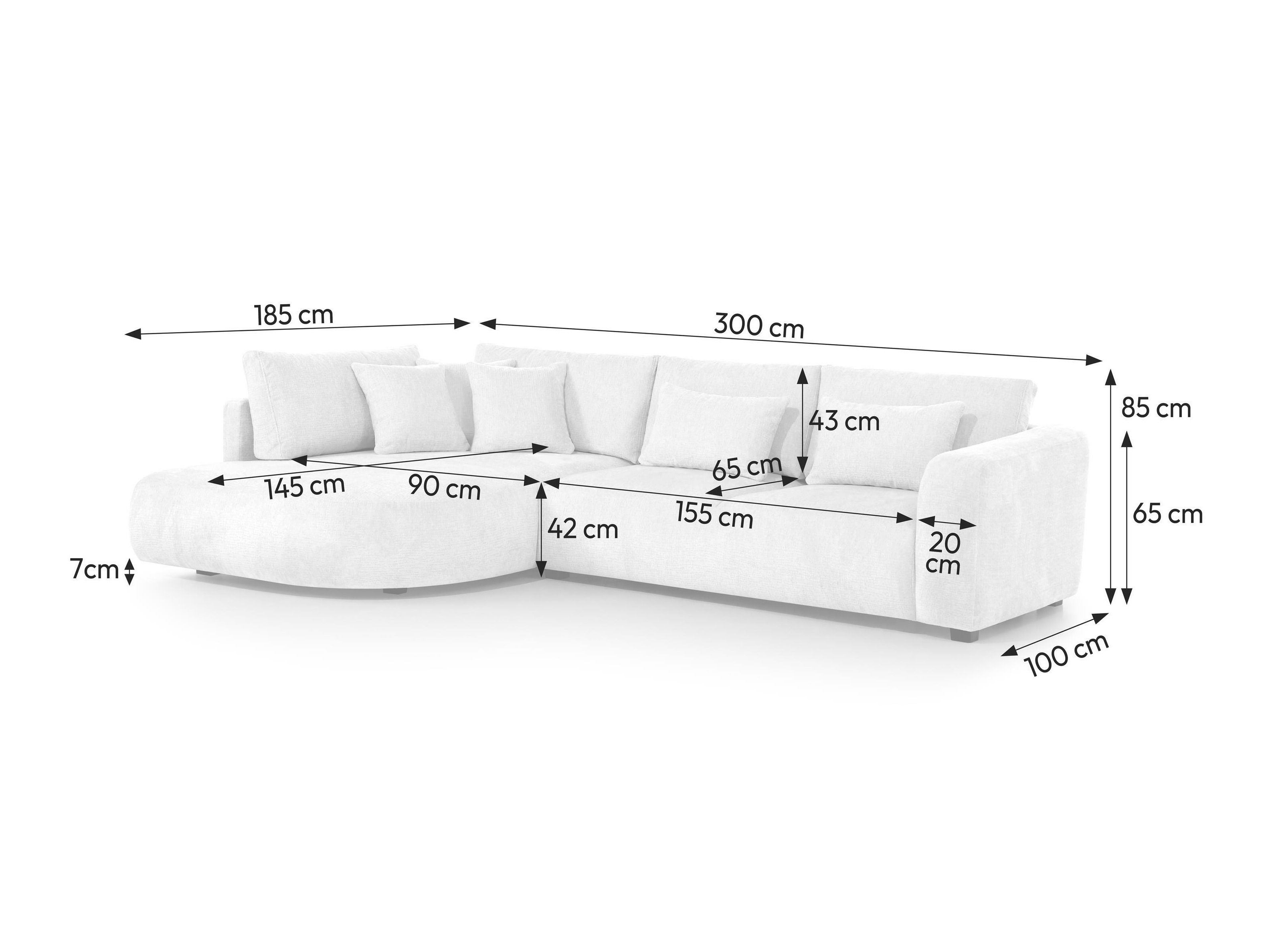 Corner sofa Margate 106 (Tresor 32)