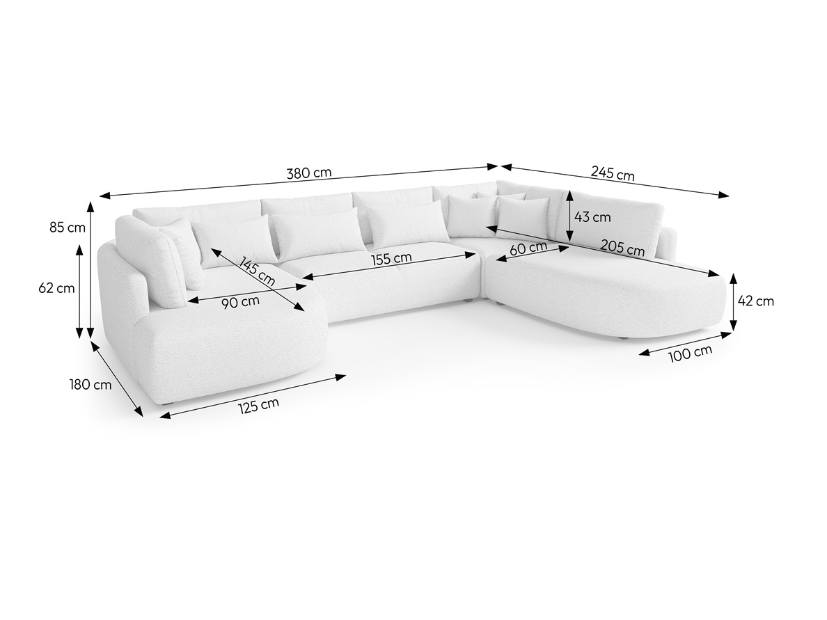 Corner sofa Margate 107 (Tresor 05)