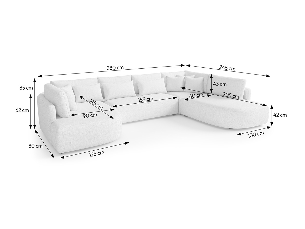 Corner sofa Margate 107 (Tresor 16)