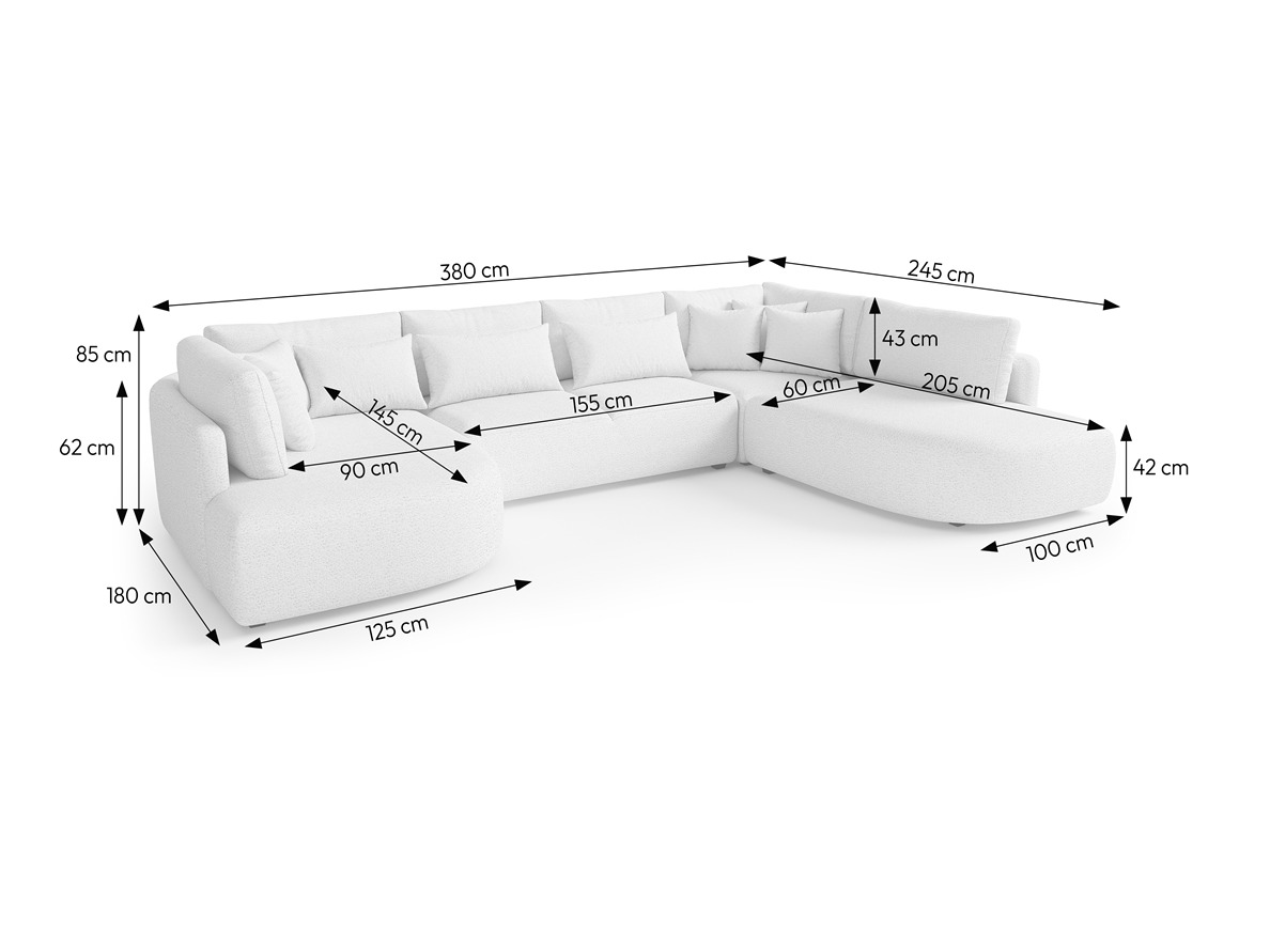 Corner sofa Margate 107 (Tresor 19)