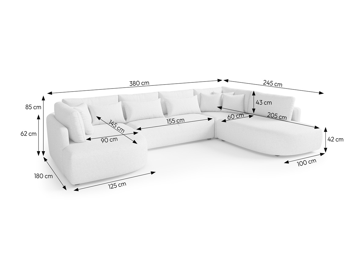 Corner sofa Margate 107 (Tresor 19)