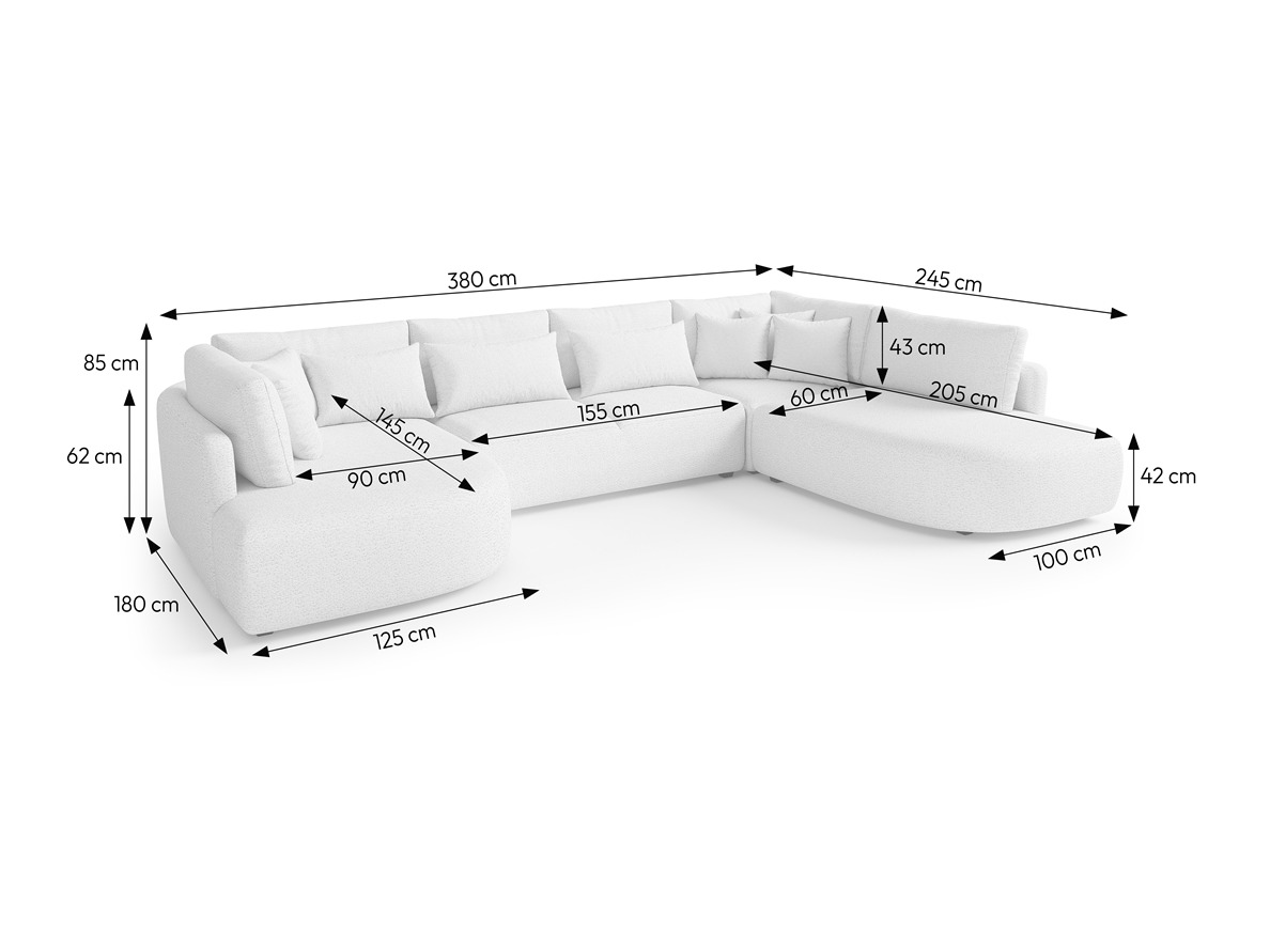 Corner sofa Margate 107 (Tresor 77)