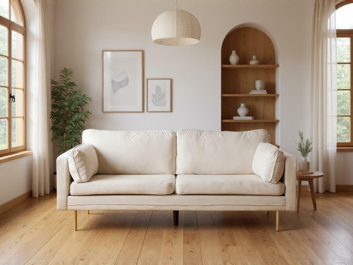 Sofa Dallas 101 (Cream + Golden)
