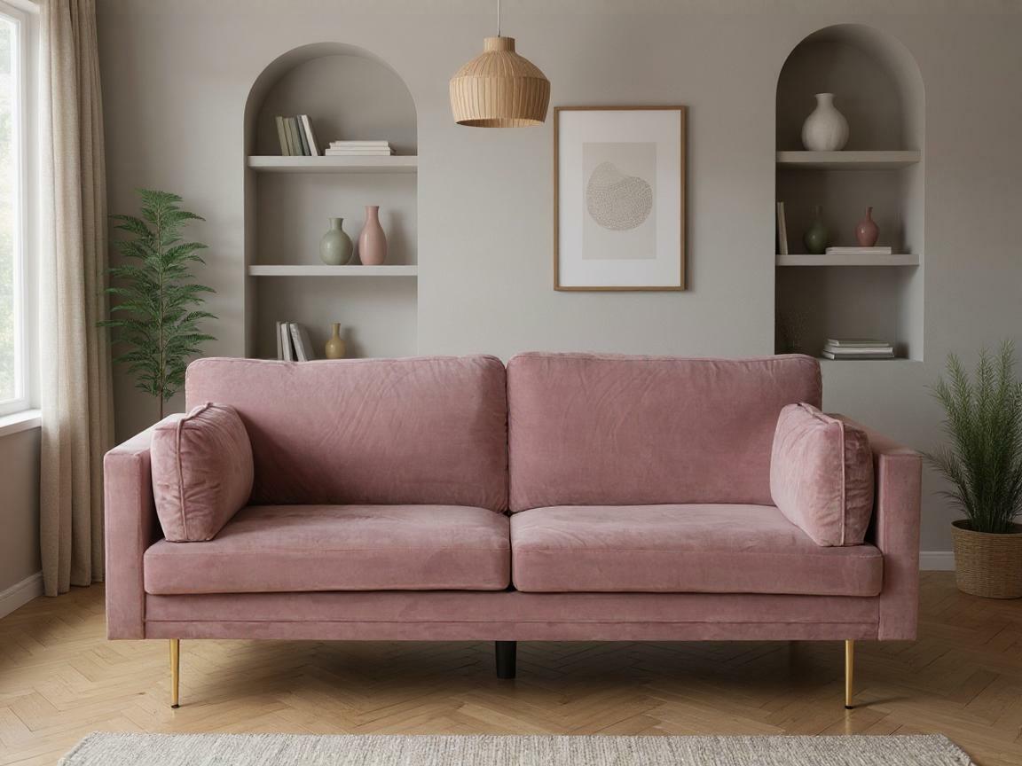 Sofa Dallas 101 (Dusty pink + Golden)