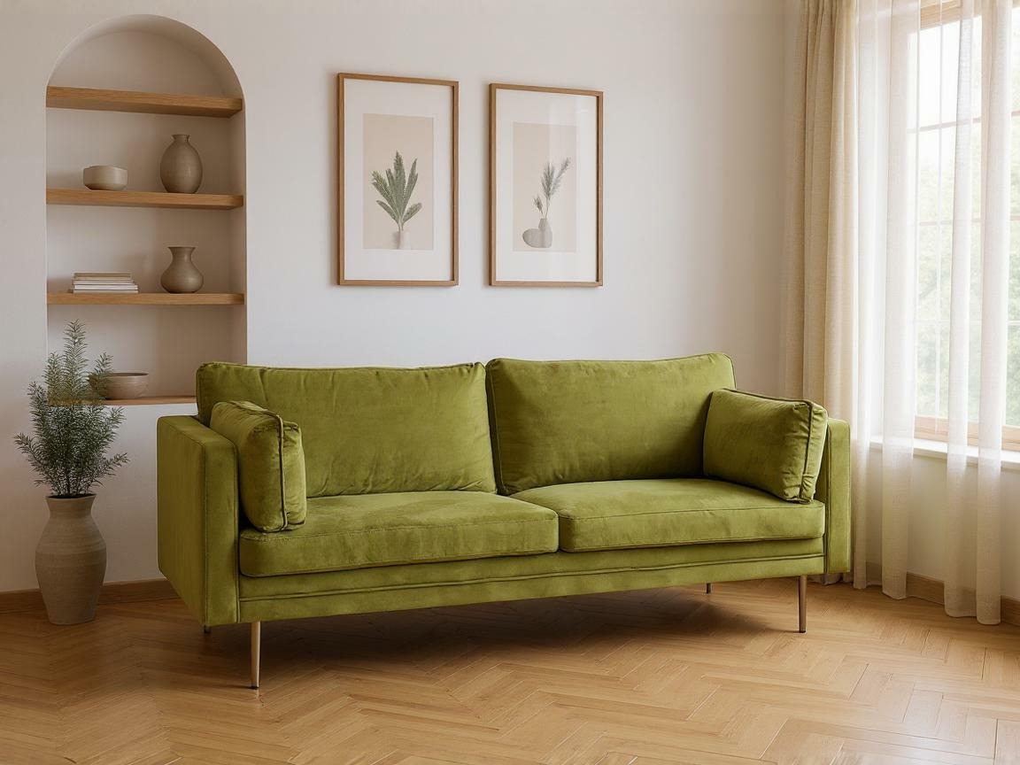 Sofa Dallas 101 (Green + Golden)
