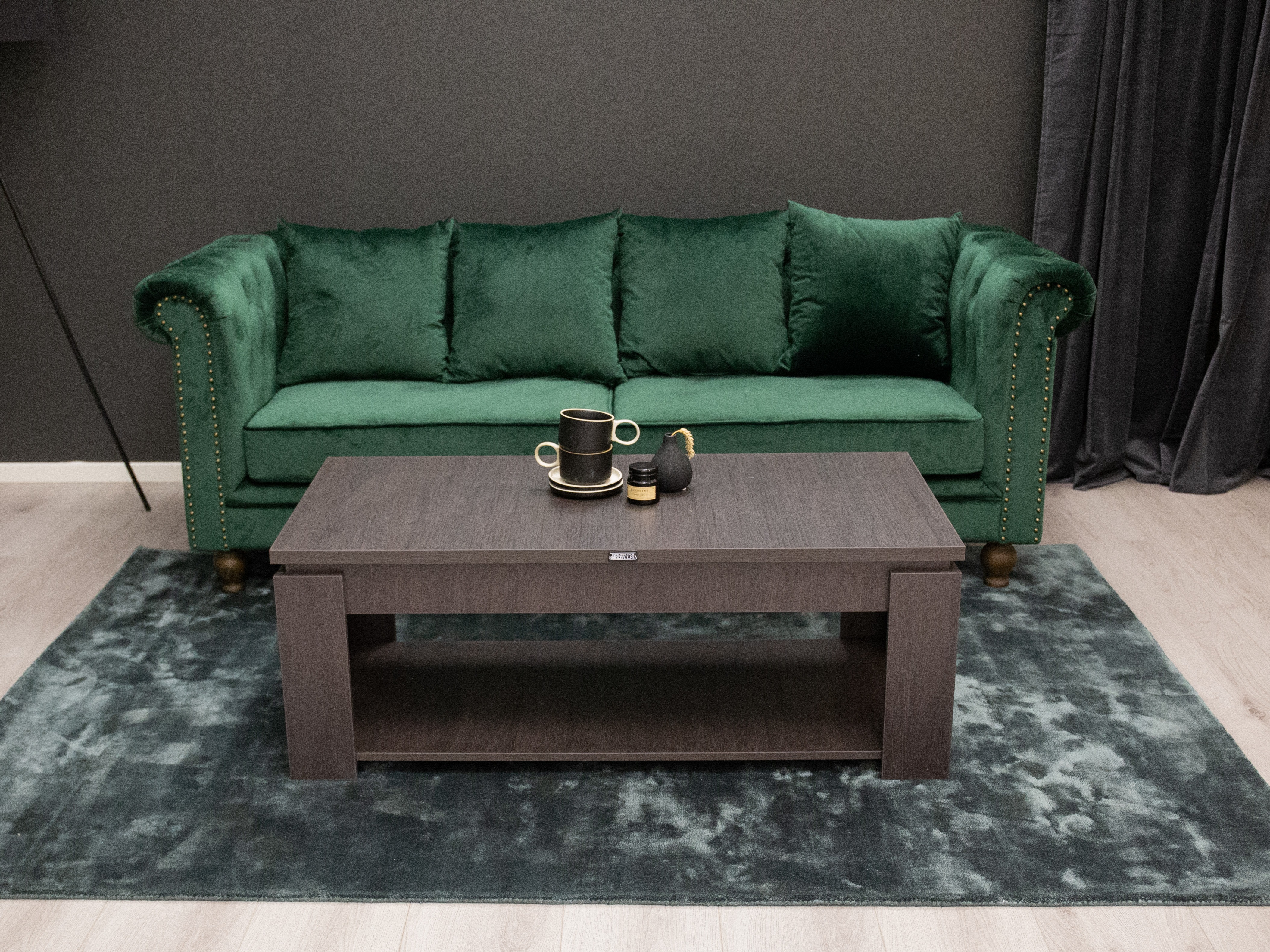 Chesterfield sofa Dallas 255 (Green)