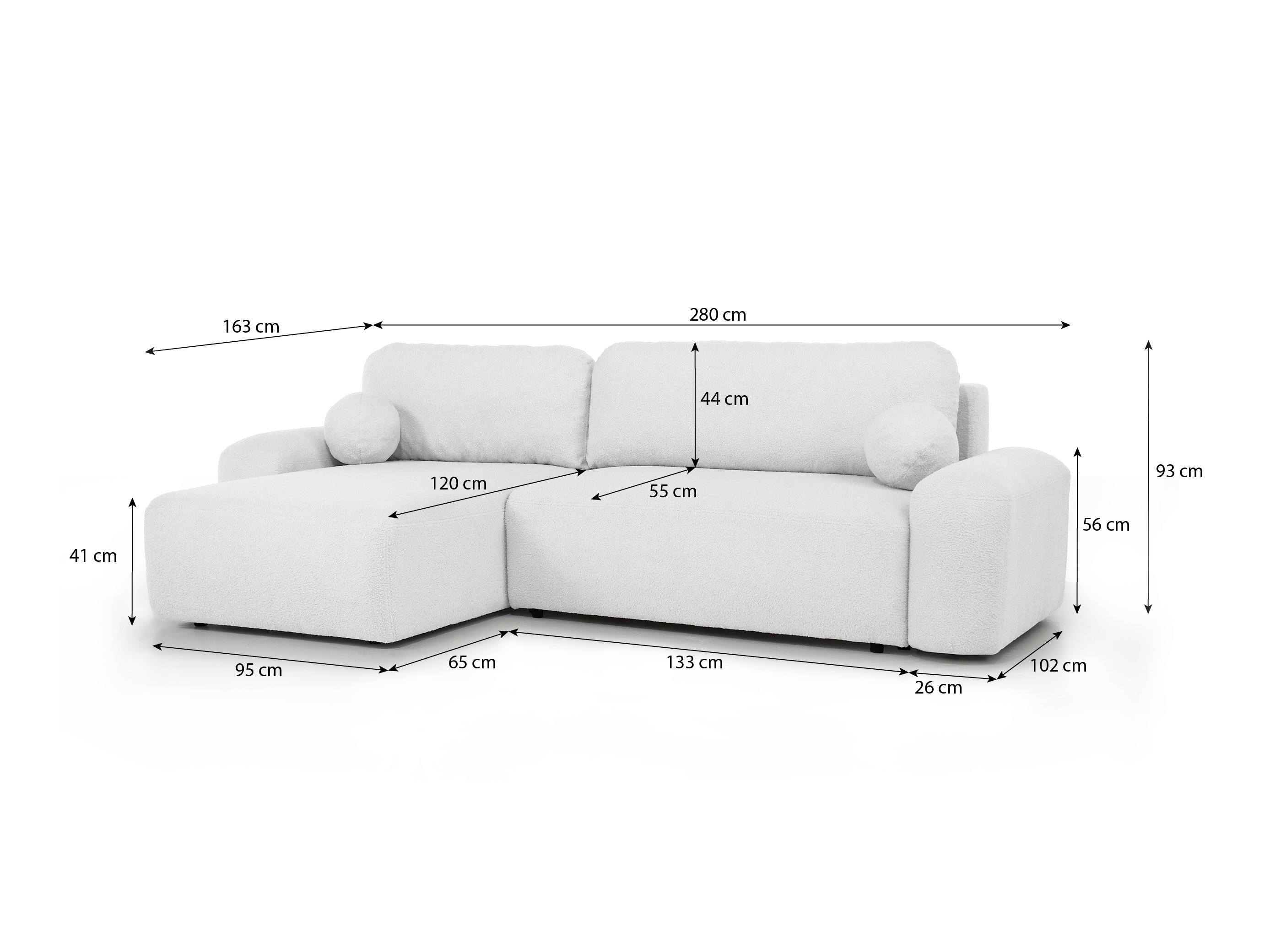 Corner sofa Margate 108 (Quelle 83)