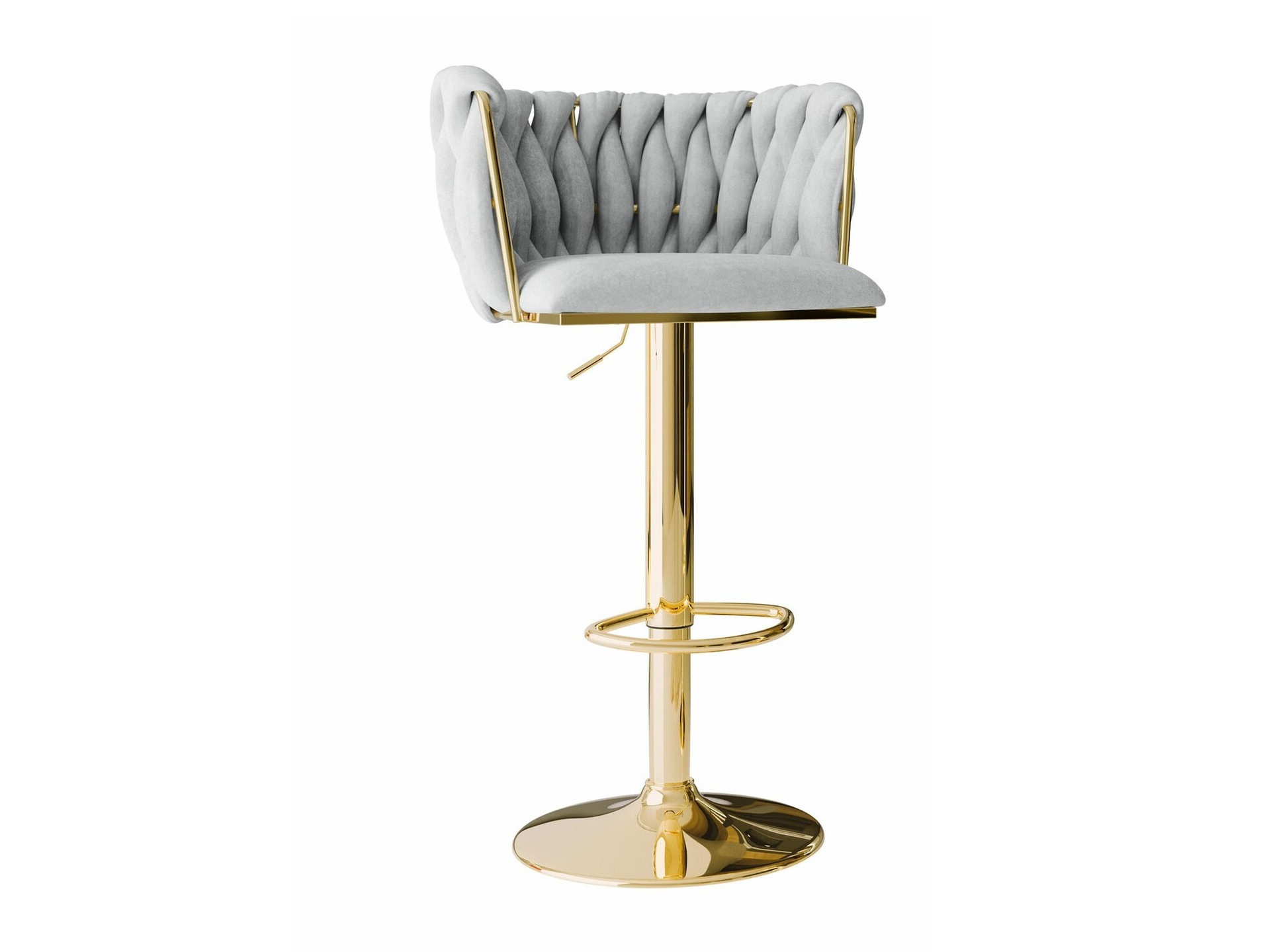 Bar stool Comfivo 435 (Golden + Grey)