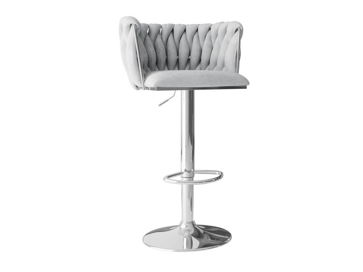 Bar stool Comfivo 435 (Silver + Grey)