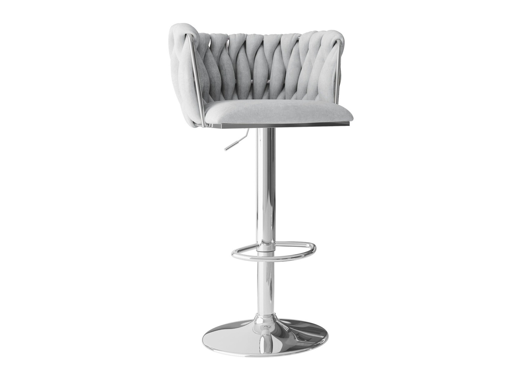 Bar stool Comfivo Hilaritas IV (Silver + Grey)