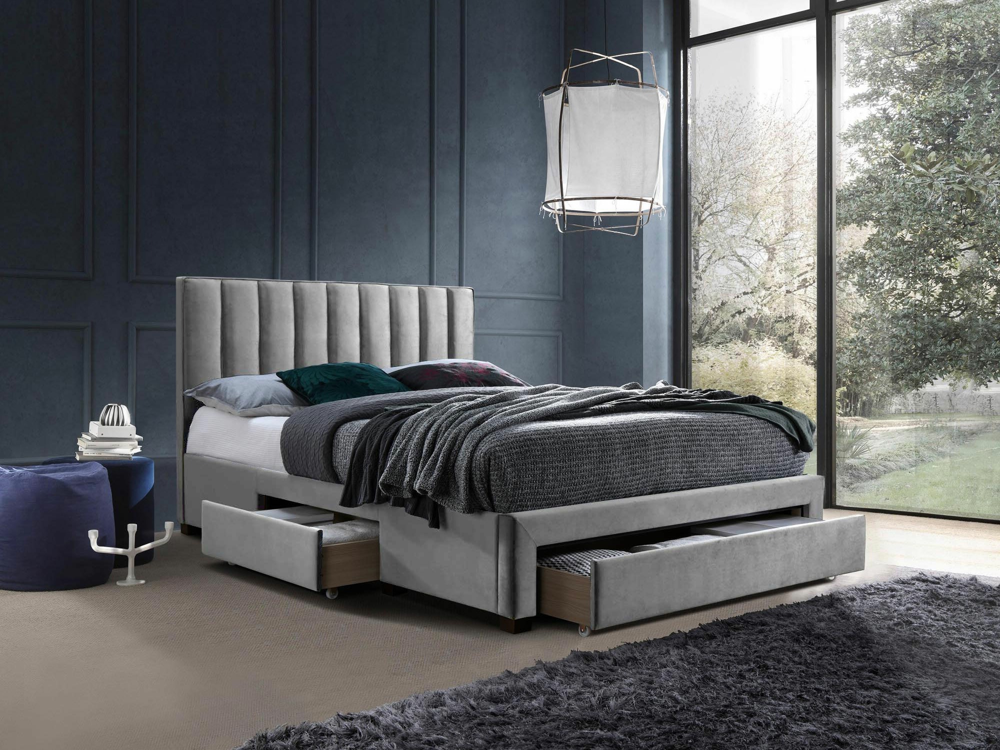 Bed Houston Fides (Grey)