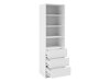 Bookcase Comfivo Larmire 116 (White)