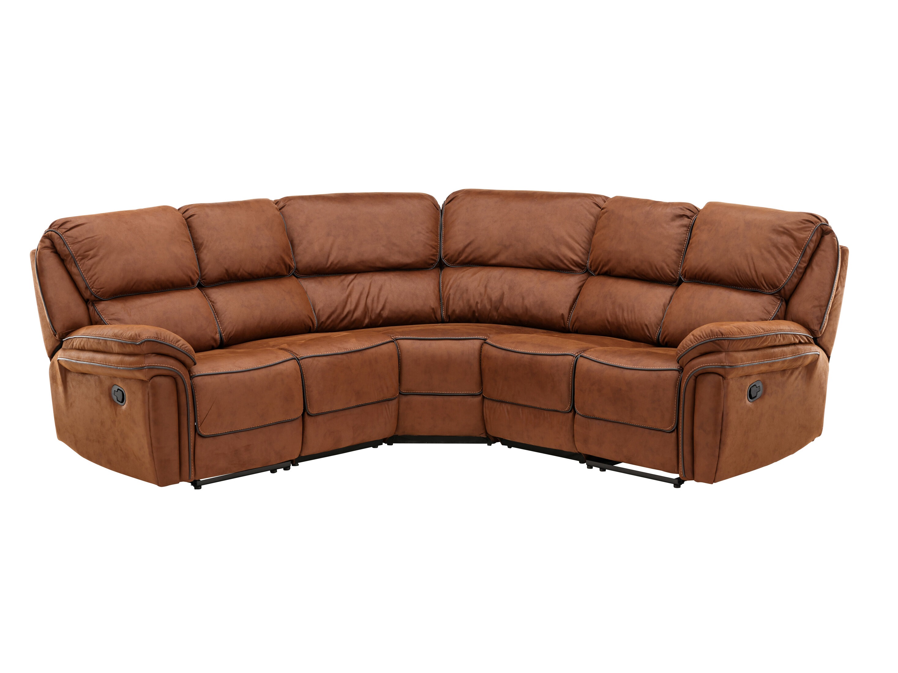 Corner sofa recliner Dallas 4723 (Brown)