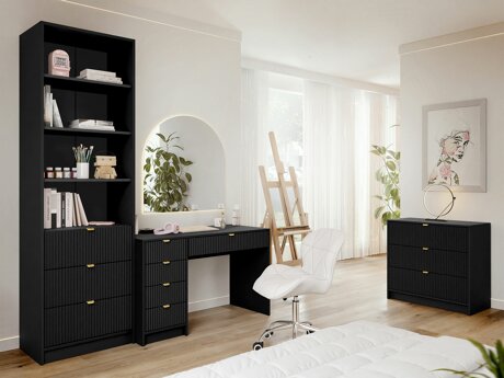 Home office set Comfivo Larmire 120 (Black)