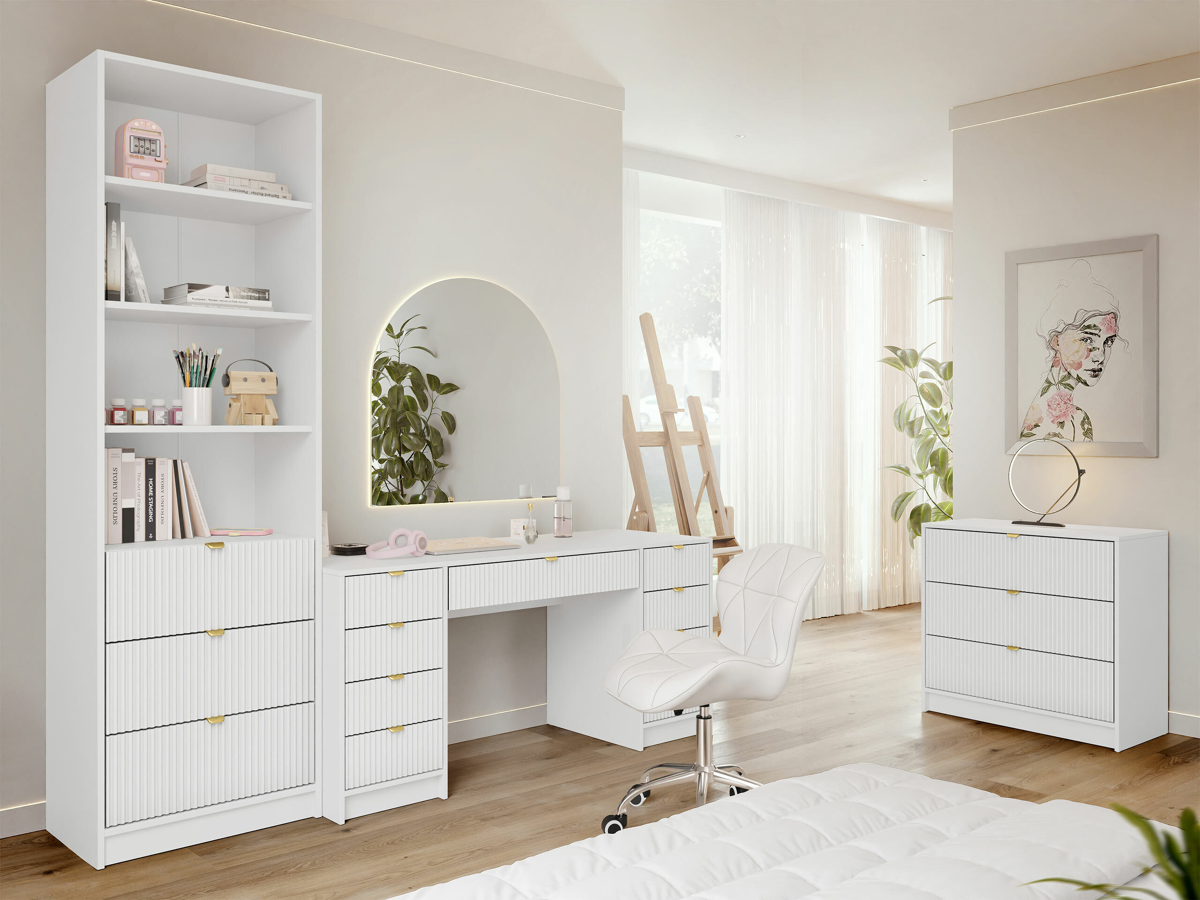 Home office set Comfivo Larmire 121 (White)