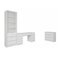 Home office set Comfivo Larmire 121 (White)