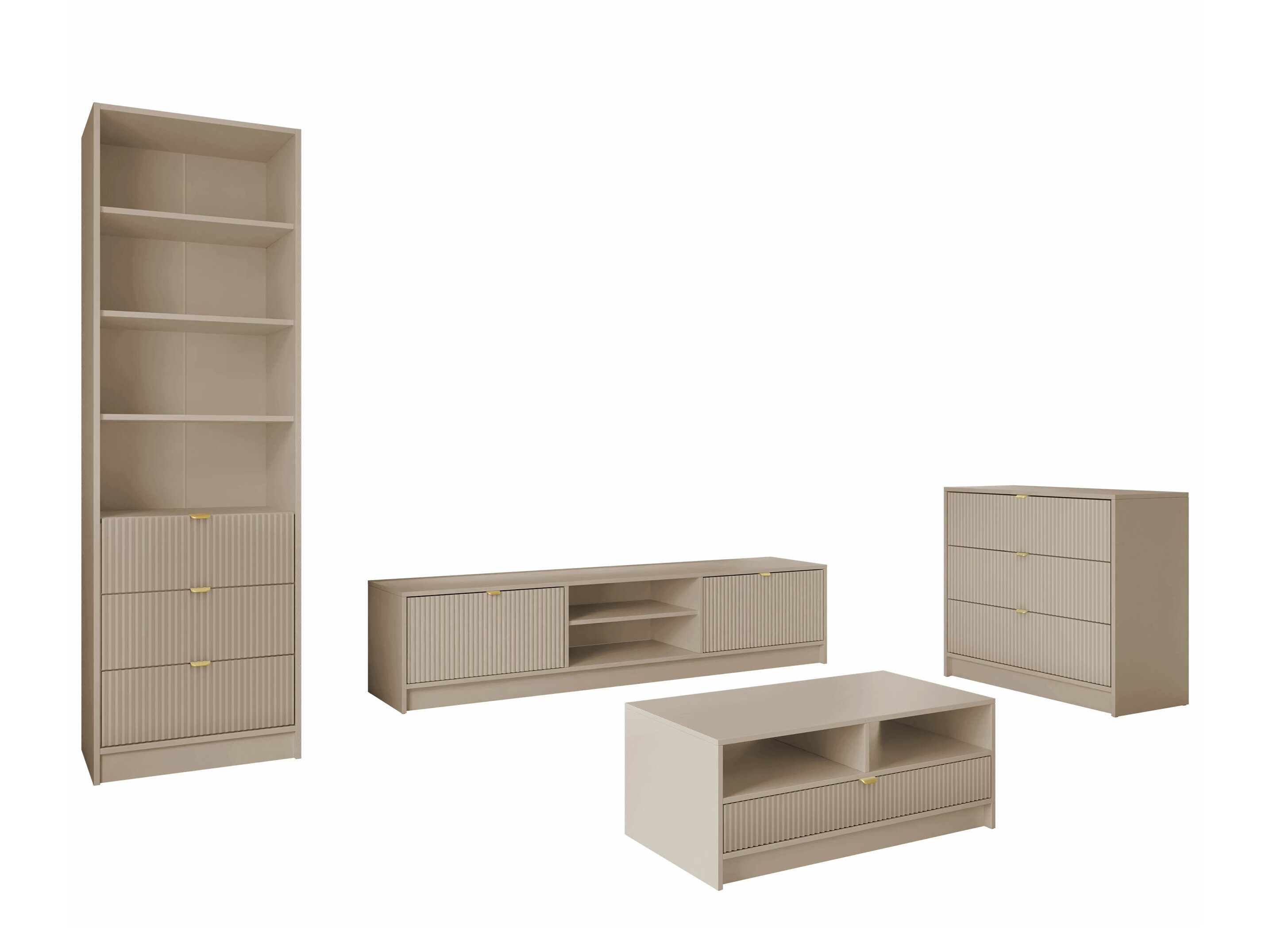 Living room set Comfivo Larmire 118 (Beige)