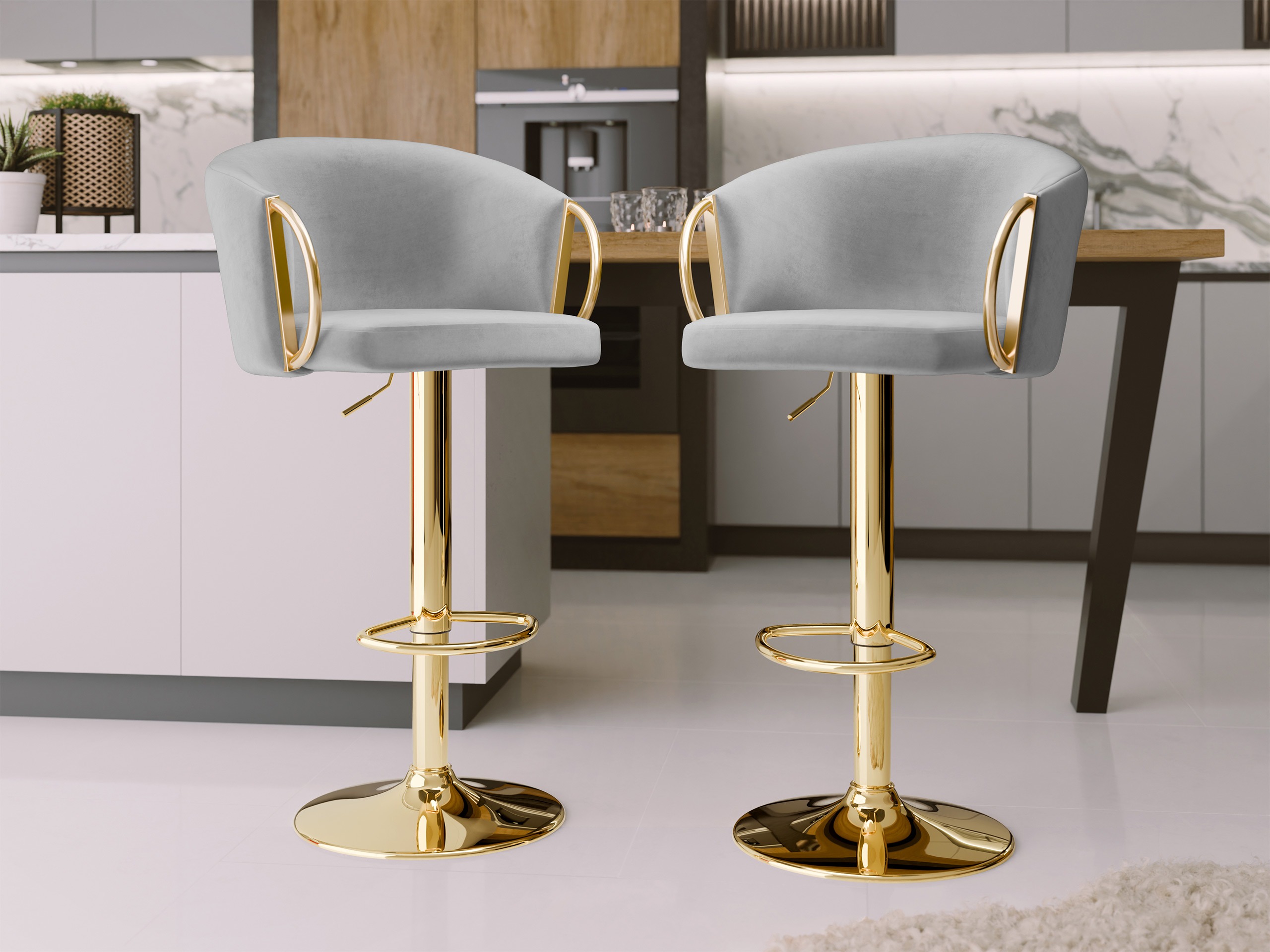 Bar stool Comfivo 469 (Grey)