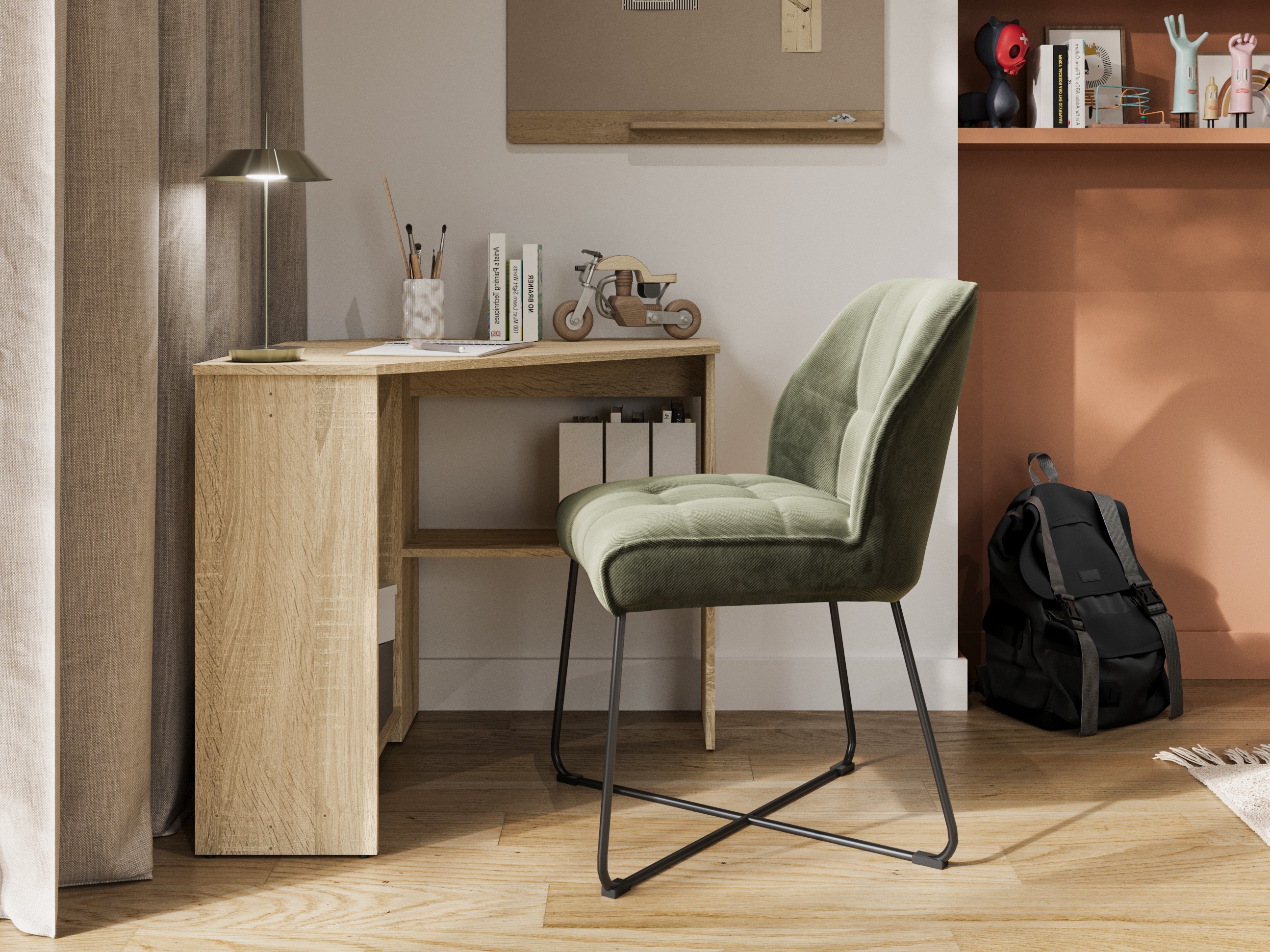 Corner desk Austin 302 (Sonoma oak)