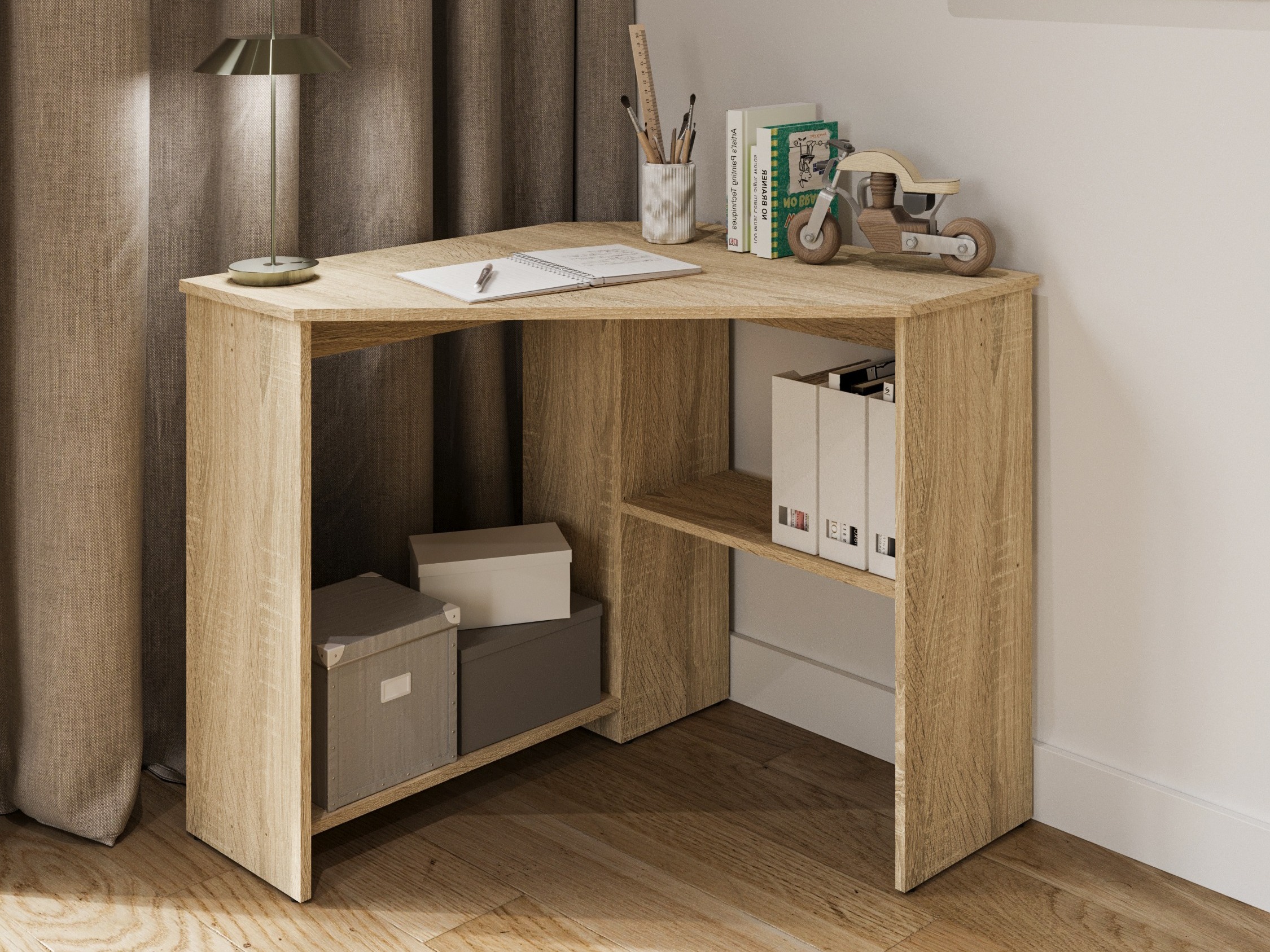 Corner desk Austin 302 (Sonoma oak)