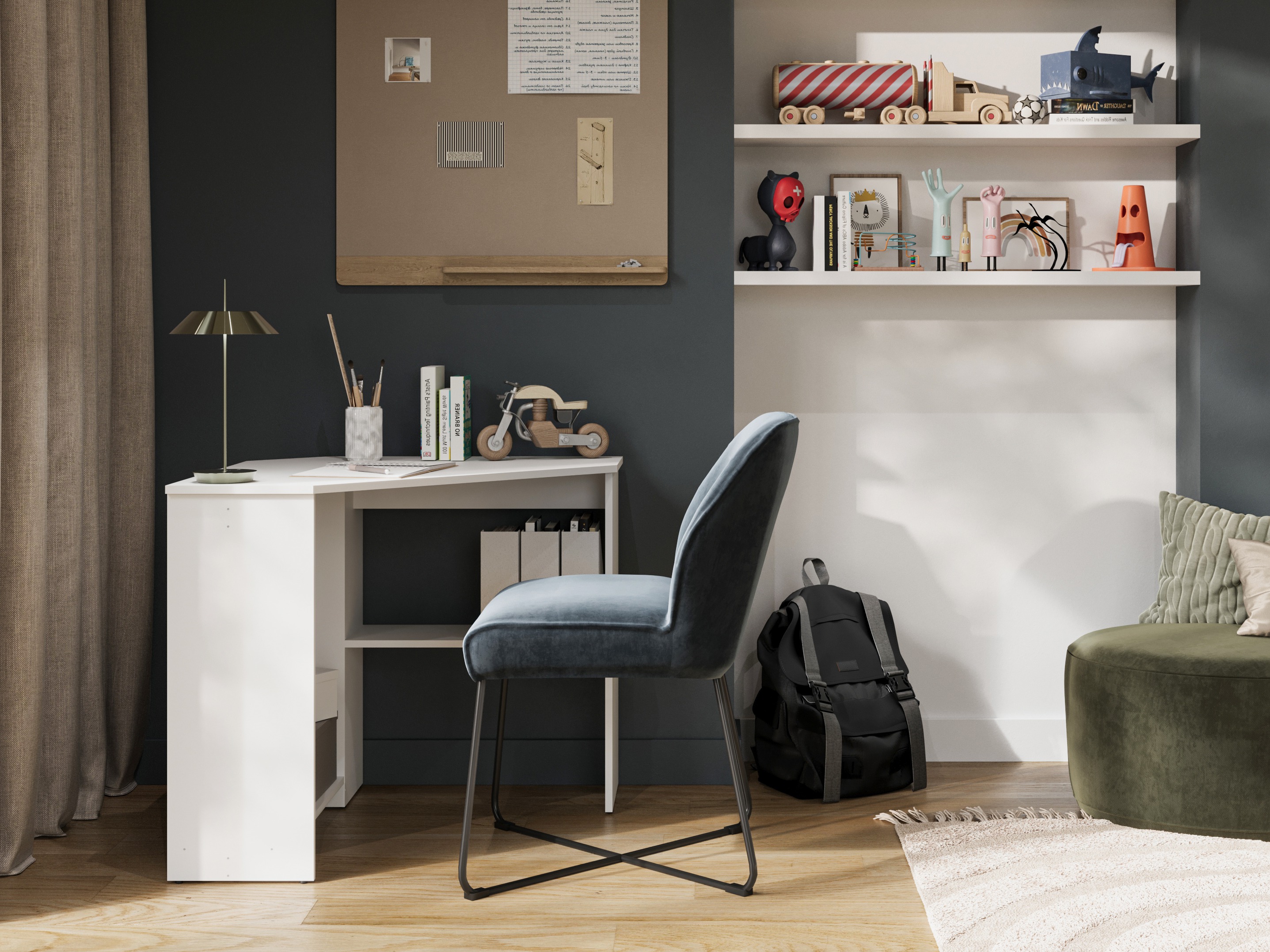 Corner desk Austin 302 (White)