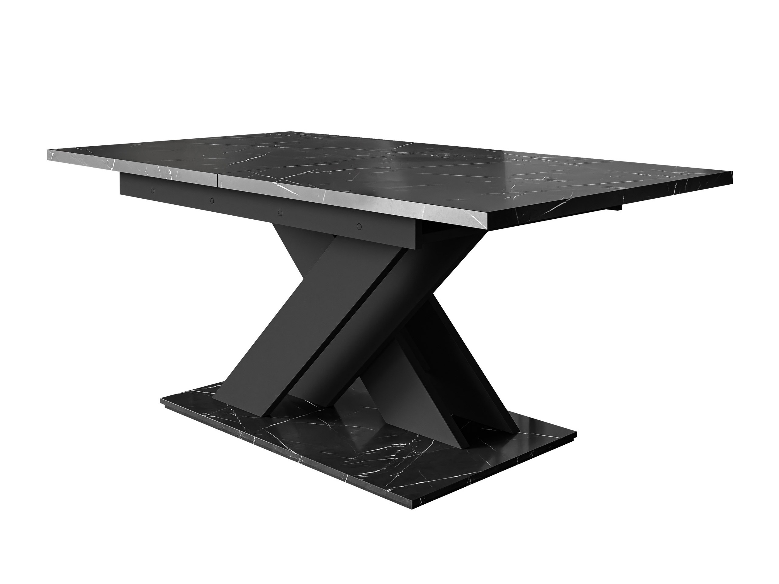 Table Decium (Black marble + Black)