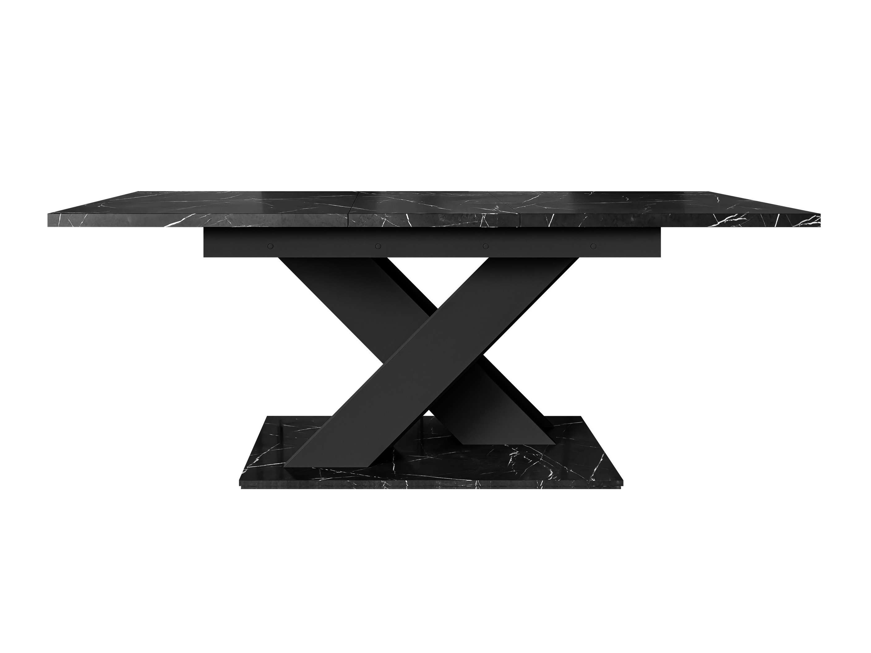 Table Decium (Black marble + Black)
