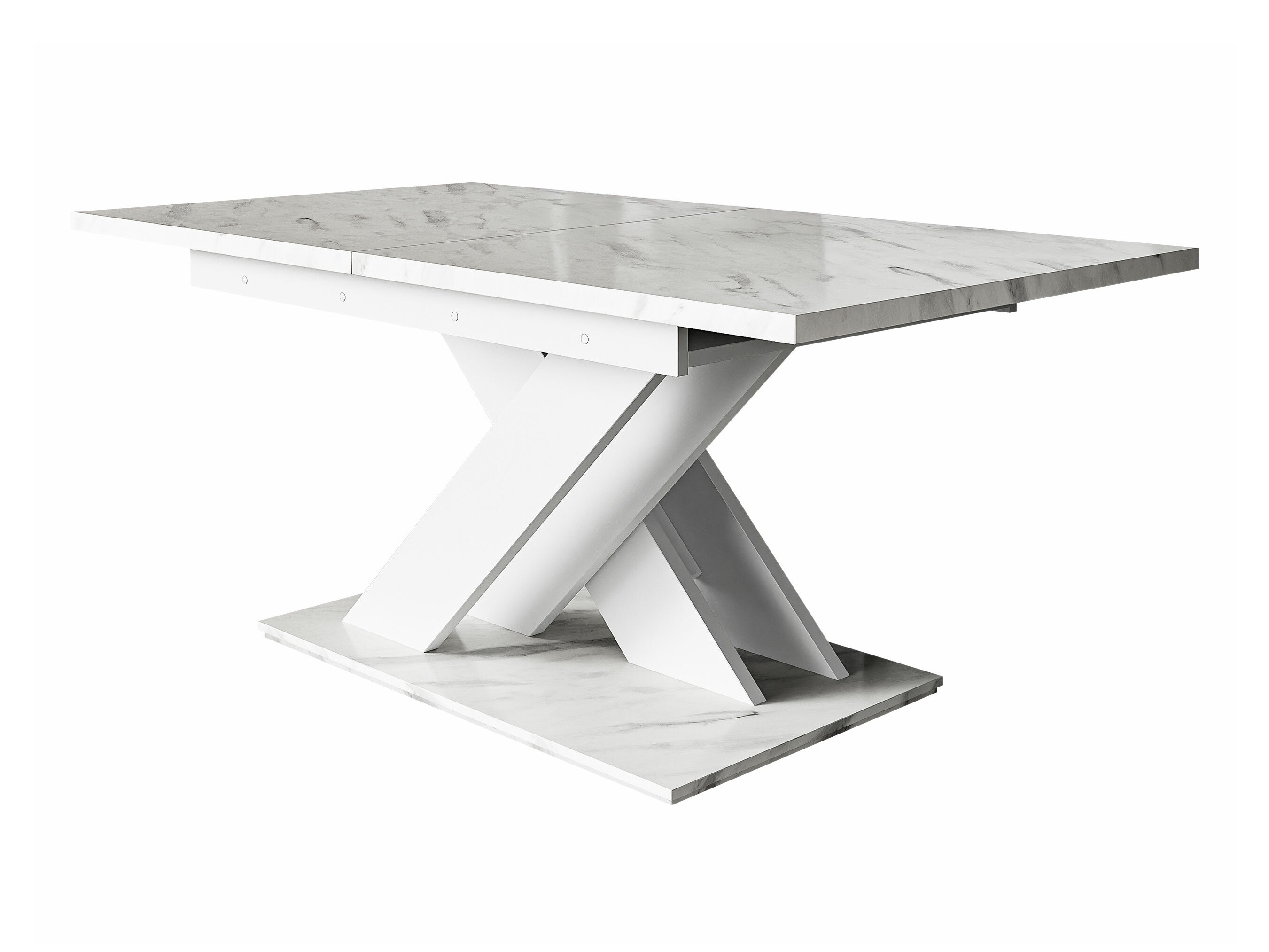 Table Decium (White marble + White)