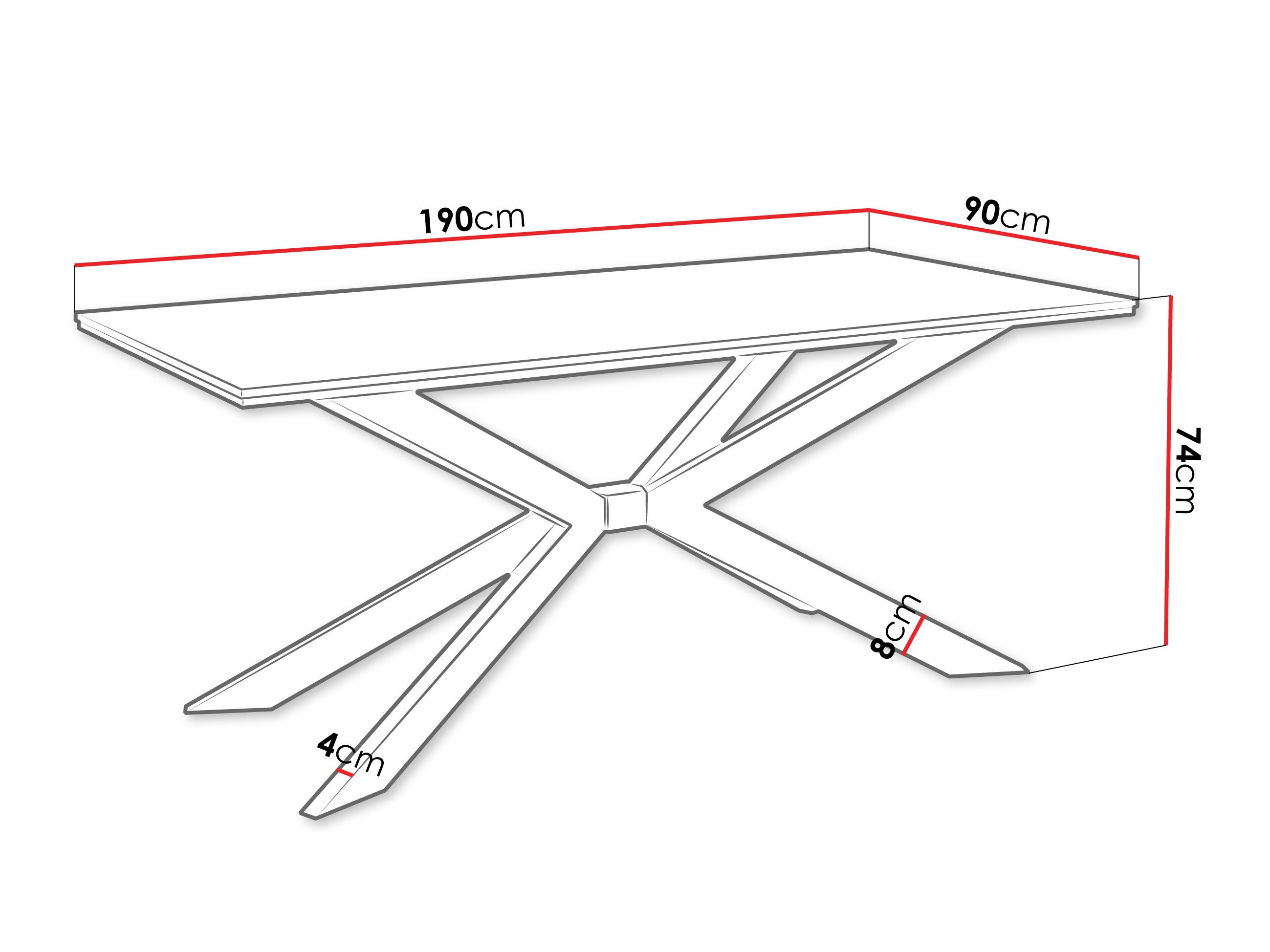 Table Goodyear 135 (Black marble)