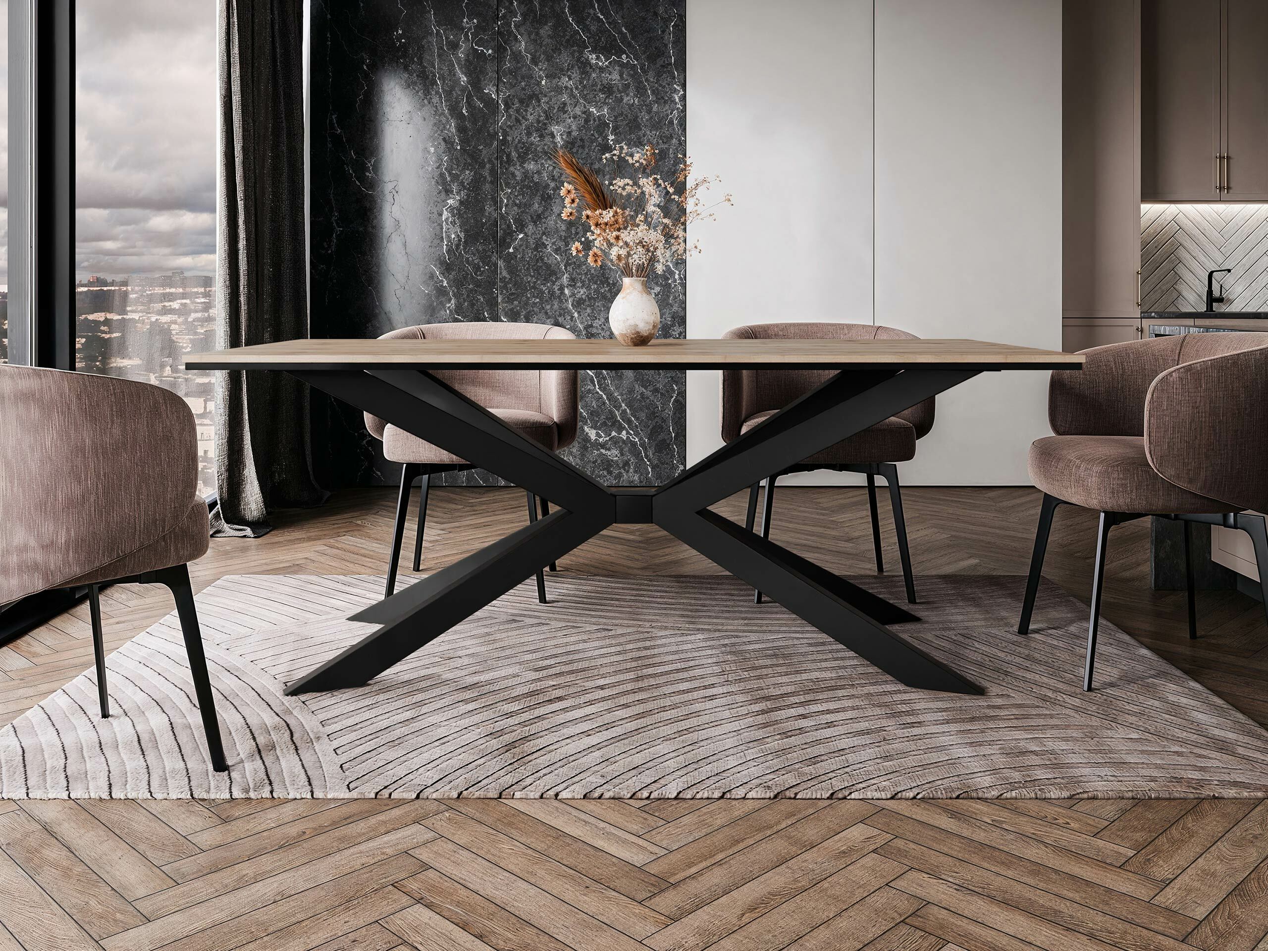 Table Goodyear 135 (Wotan Oak)