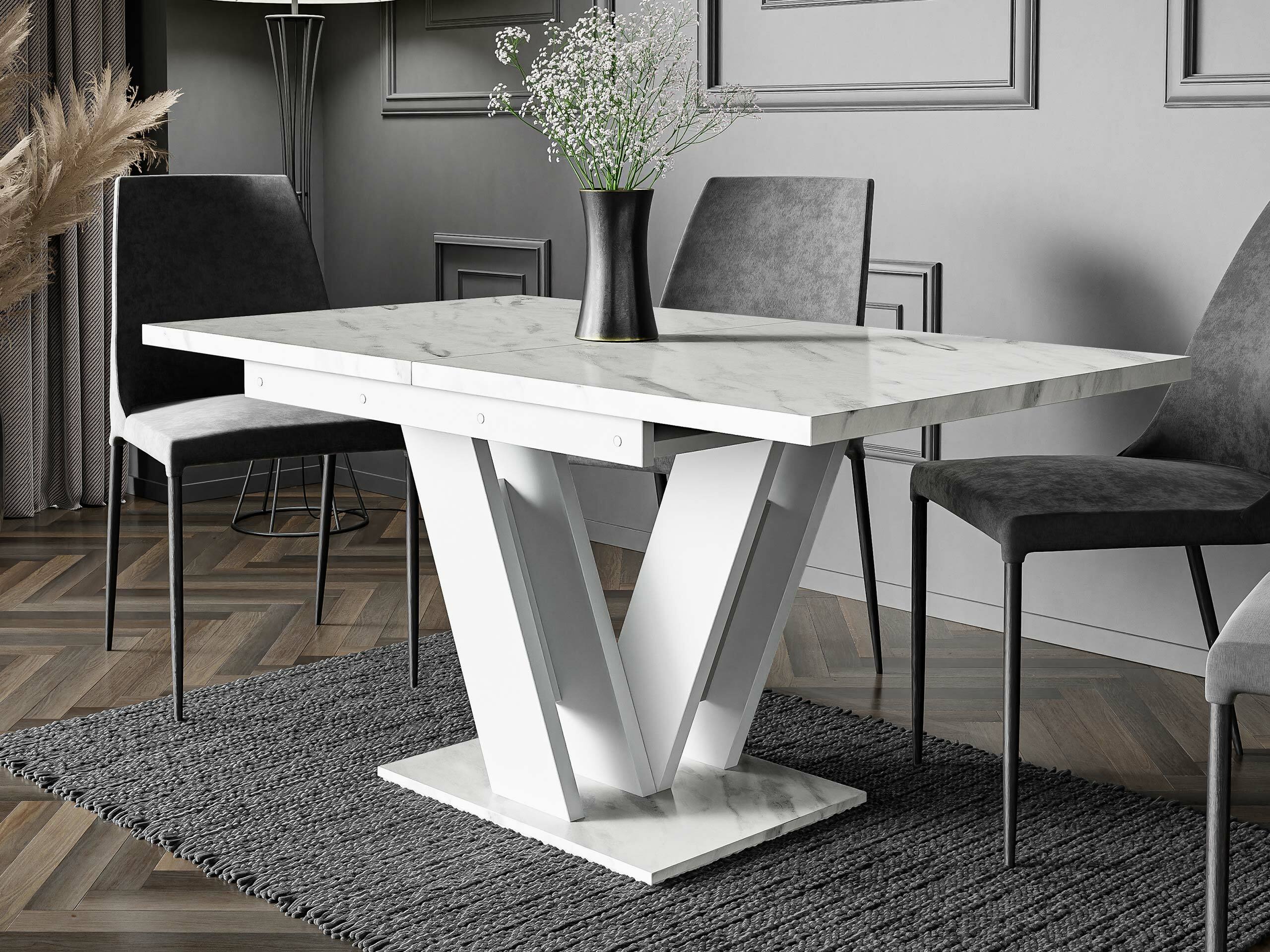 Table Musus (White marble + White)